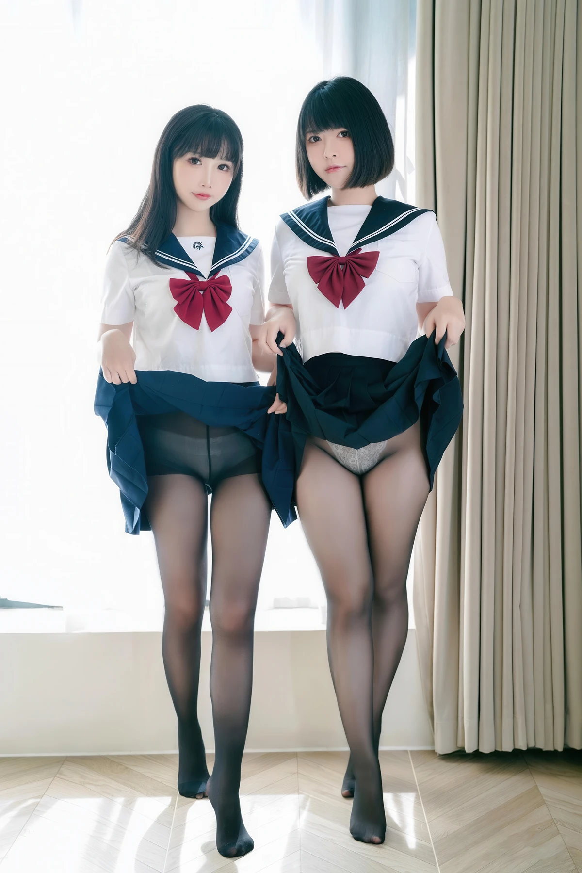 Cosplay 面饼仙儿 & 半半子 – 少女幻想の刻 - P6