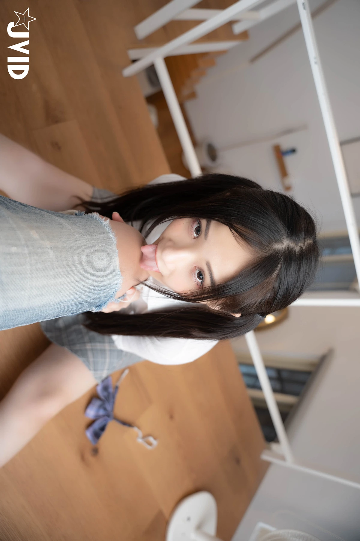 JVID 婕咪 Juice – {不能發出聲音}雙馬尾再次逆麟.又在學長胯下玩起來 - P28
