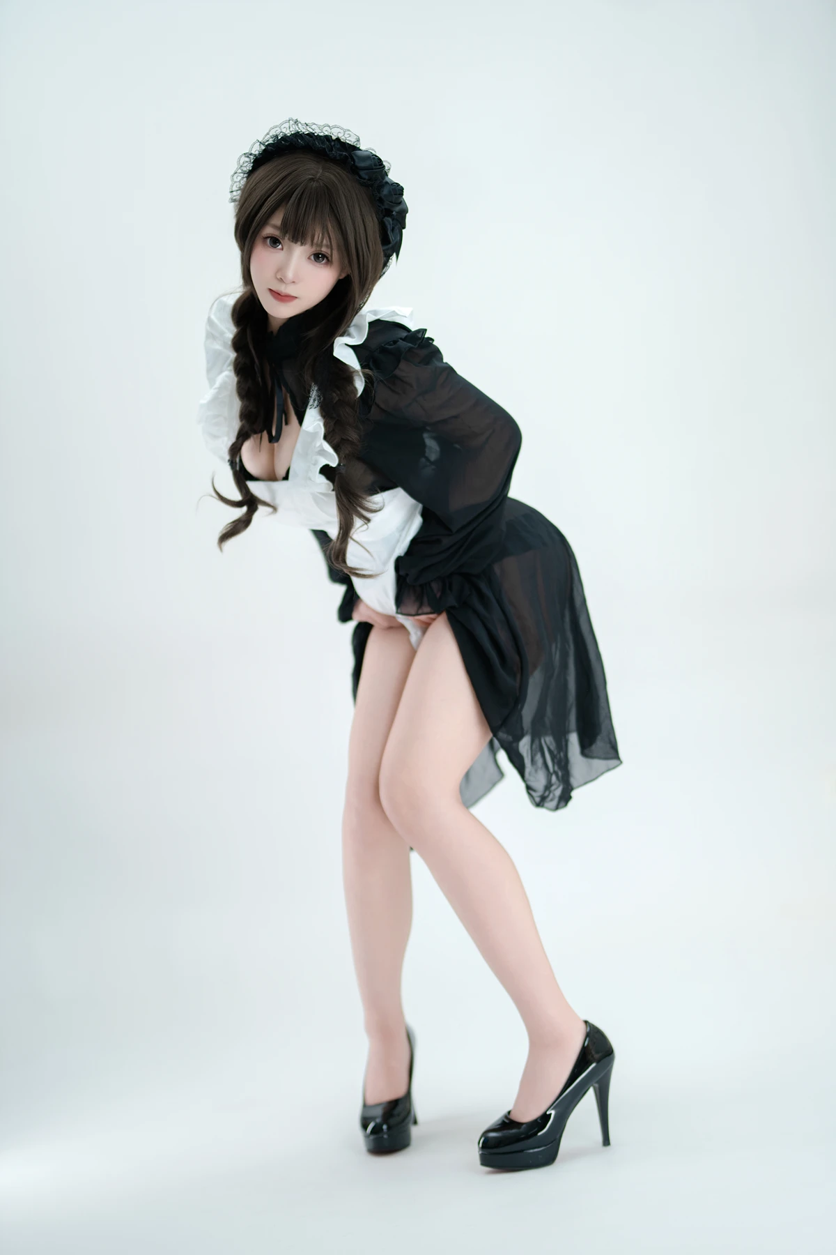 Cosplay Bangni邦尼 – 枪械女仆 - P12