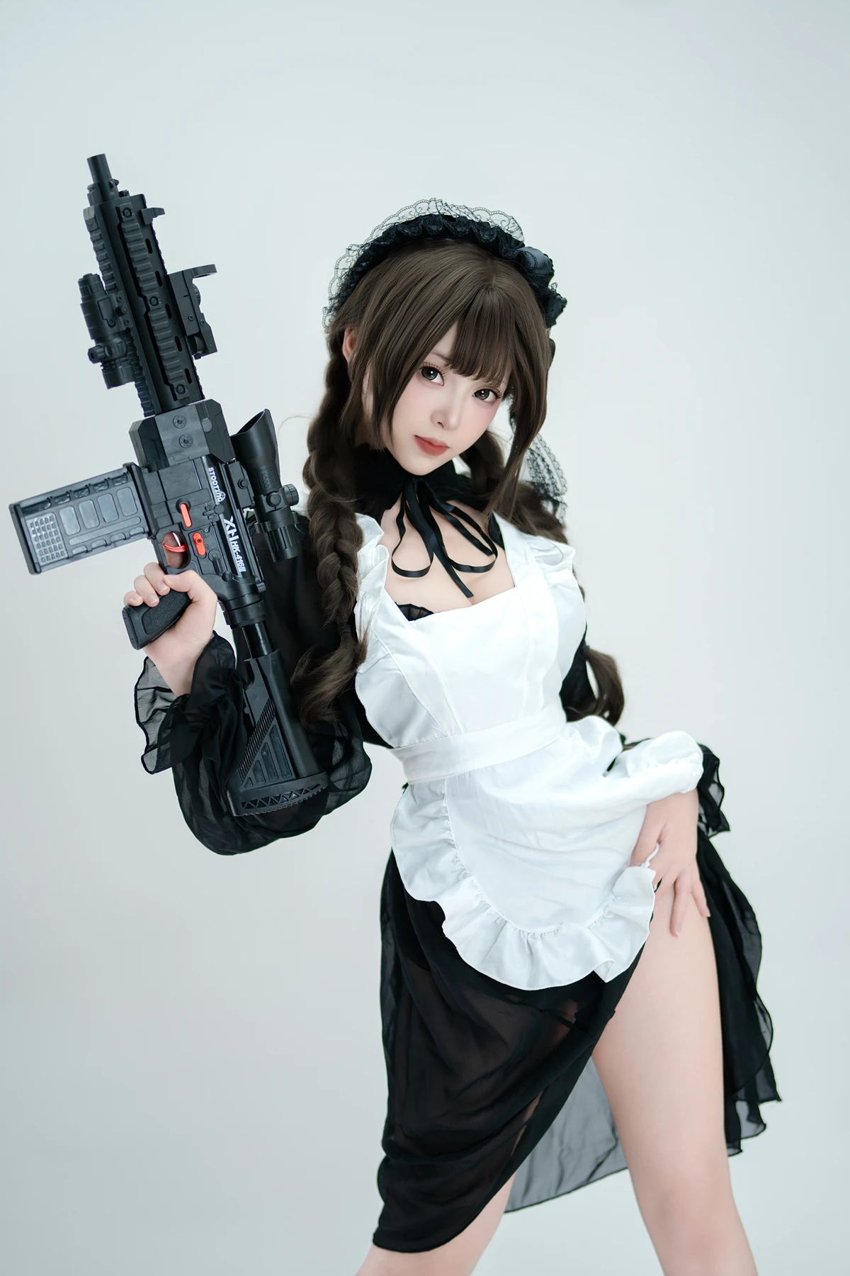 Cosplay Bangni邦尼 – 枪械女仆 - P17