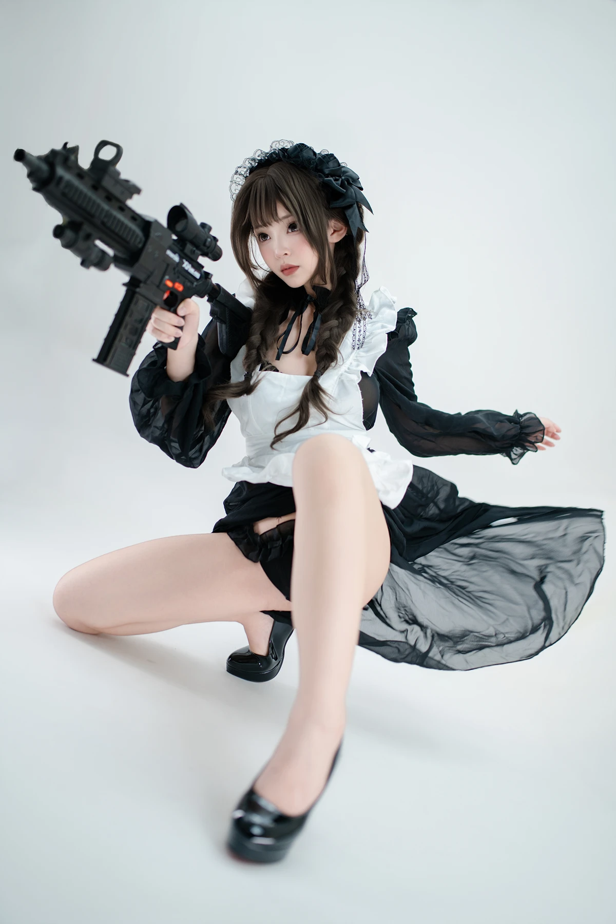 Cosplay Bangni邦尼 – 枪械女仆 - P18