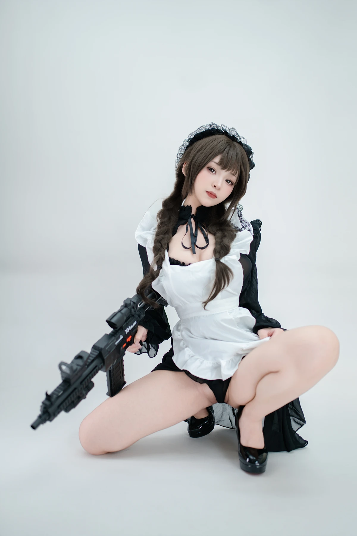 Cosplay Bangni邦尼 – 枪械女仆 - P22