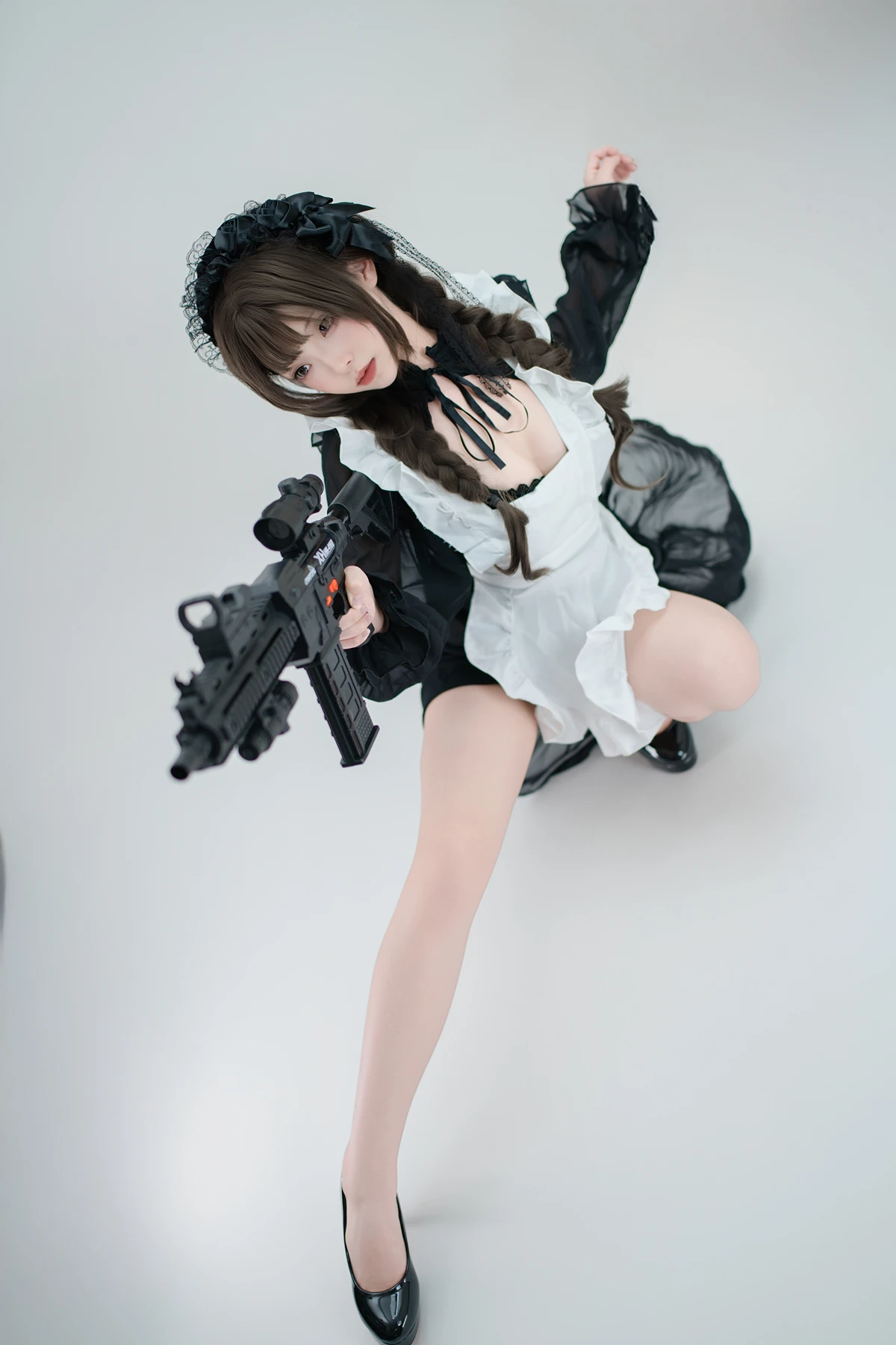 Cosplay Bangni邦尼 – 枪械女仆 - P24