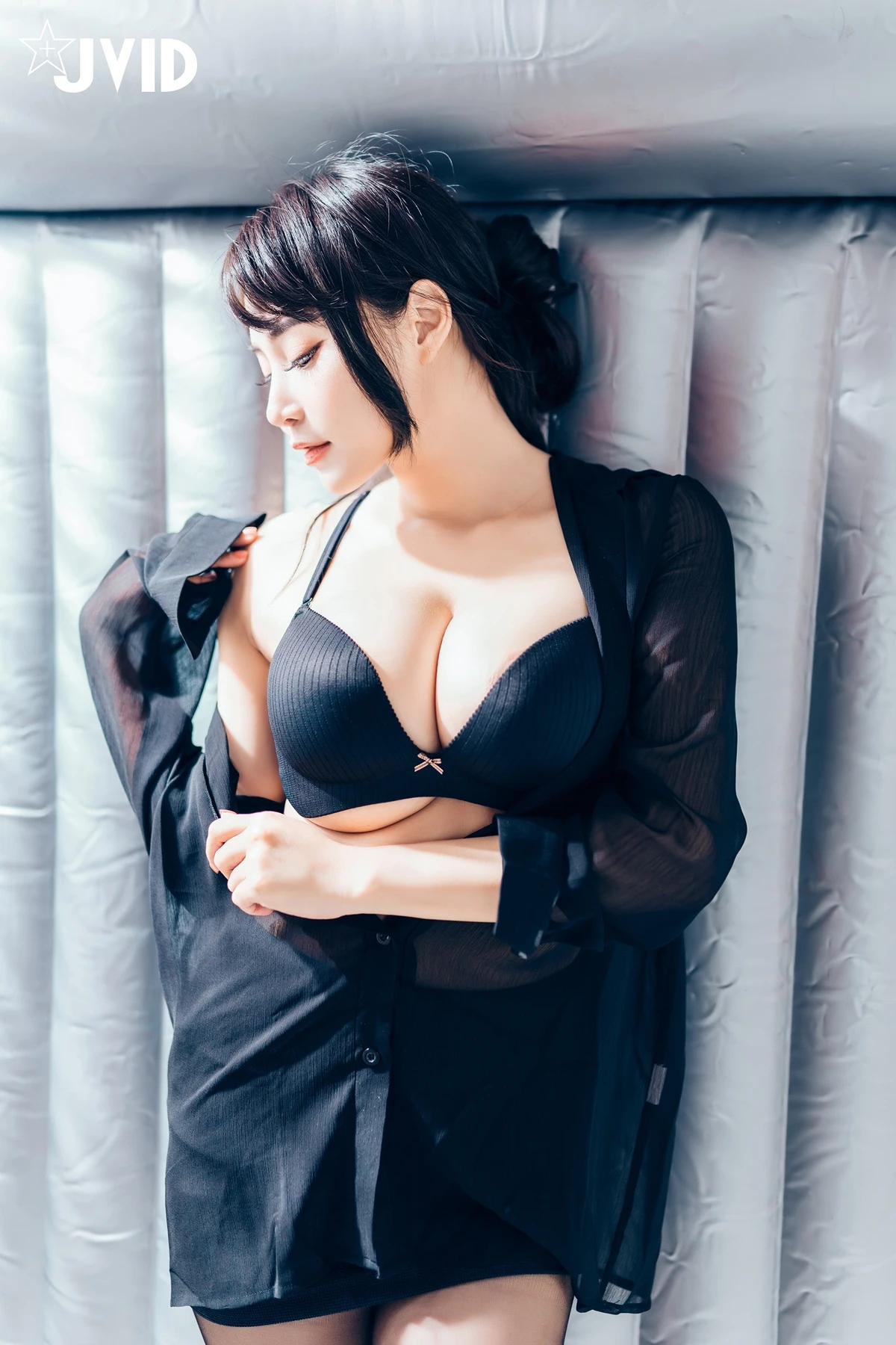 JVID Lele 樂樂 & 飄飄哥 – 上司新人下属 无内黑丝终极奥义 Set.01 - P24