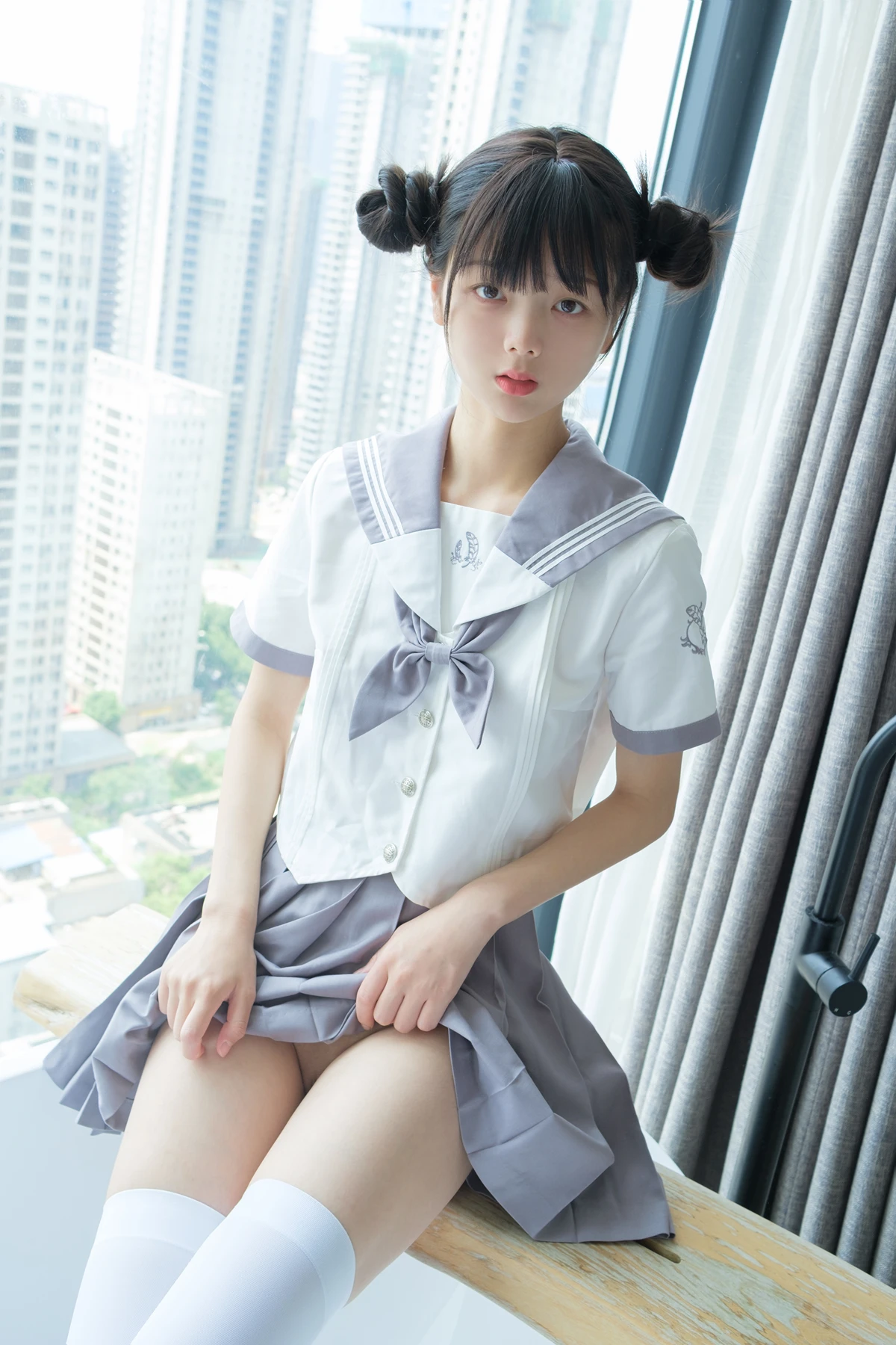 Cosplay 稚乖画册 – 赤西夜夜 初音少女水手服 - P36