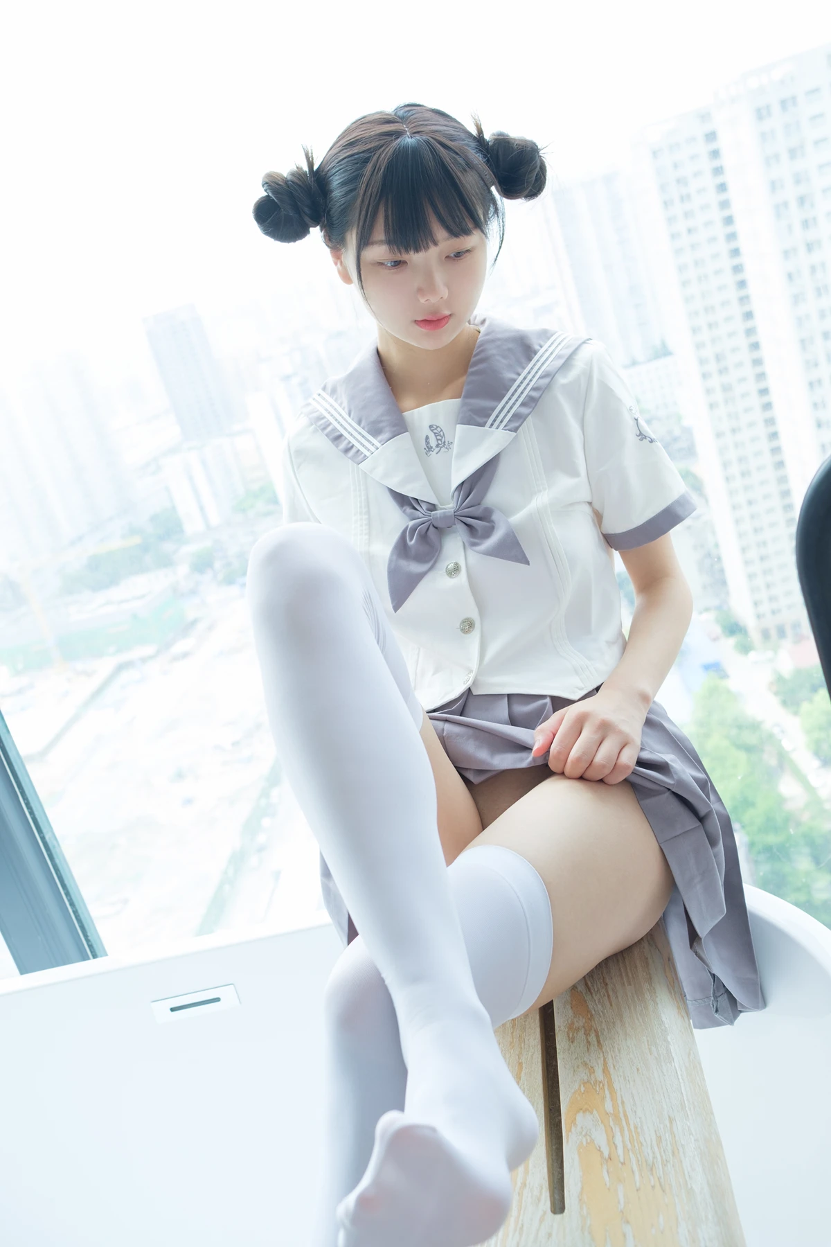 Cosplay 稚乖画册 – 赤西夜夜 初音少女水手服 - P37