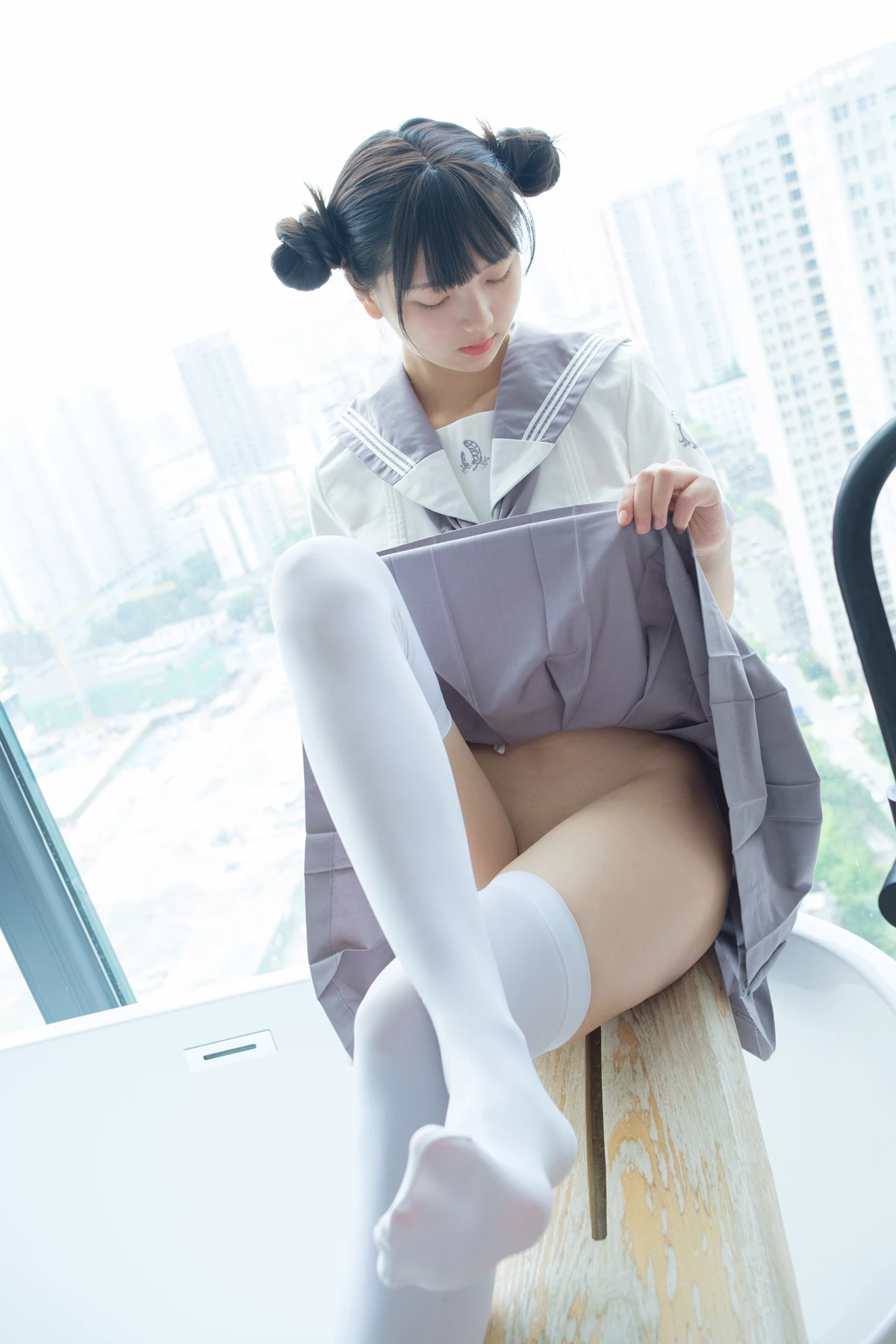 Cosplay 稚乖画册 – 赤西夜夜 初音少女水手服 - P38
