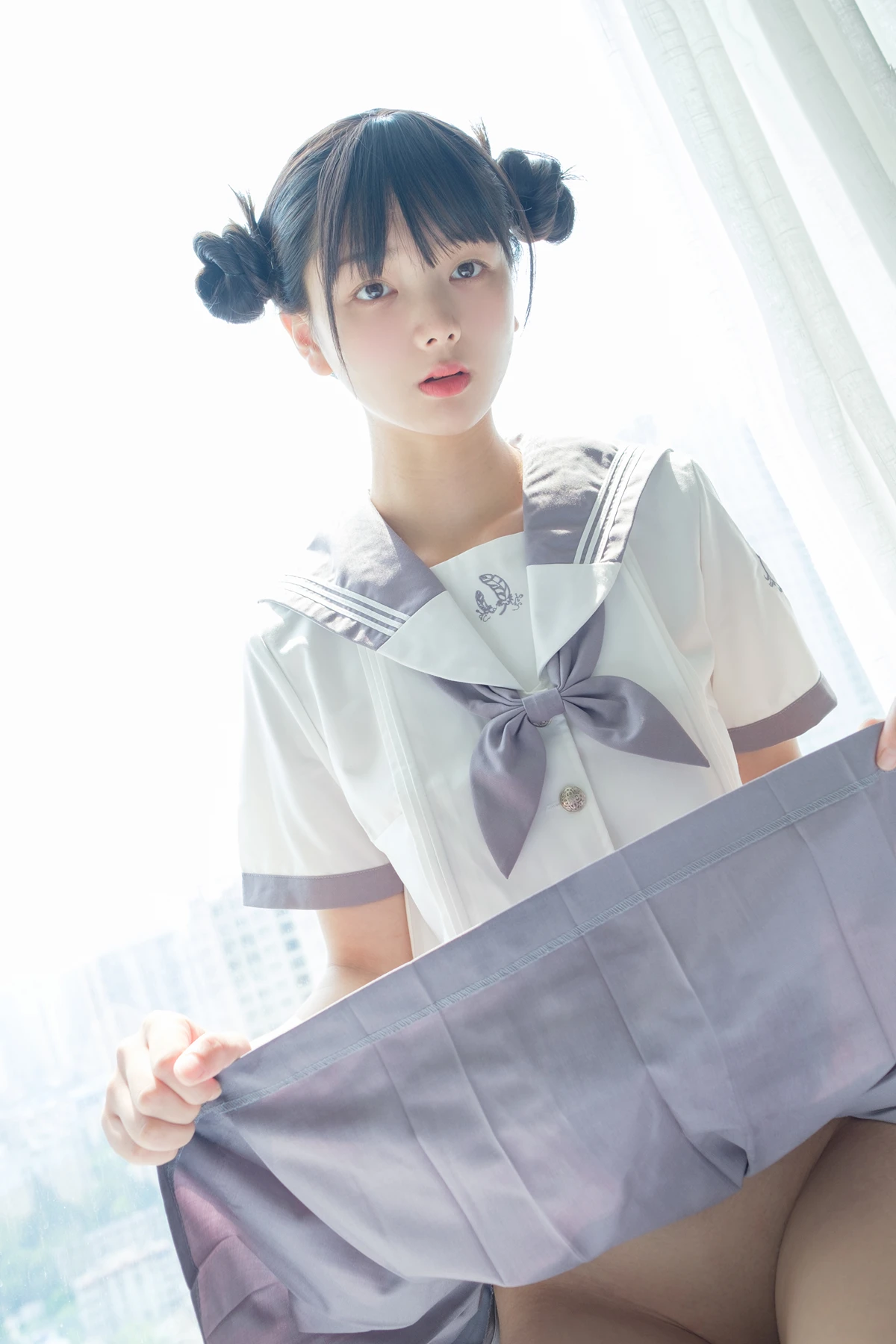 Cosplay 稚乖画册 – 赤西夜夜 初音少女水手服 - P49