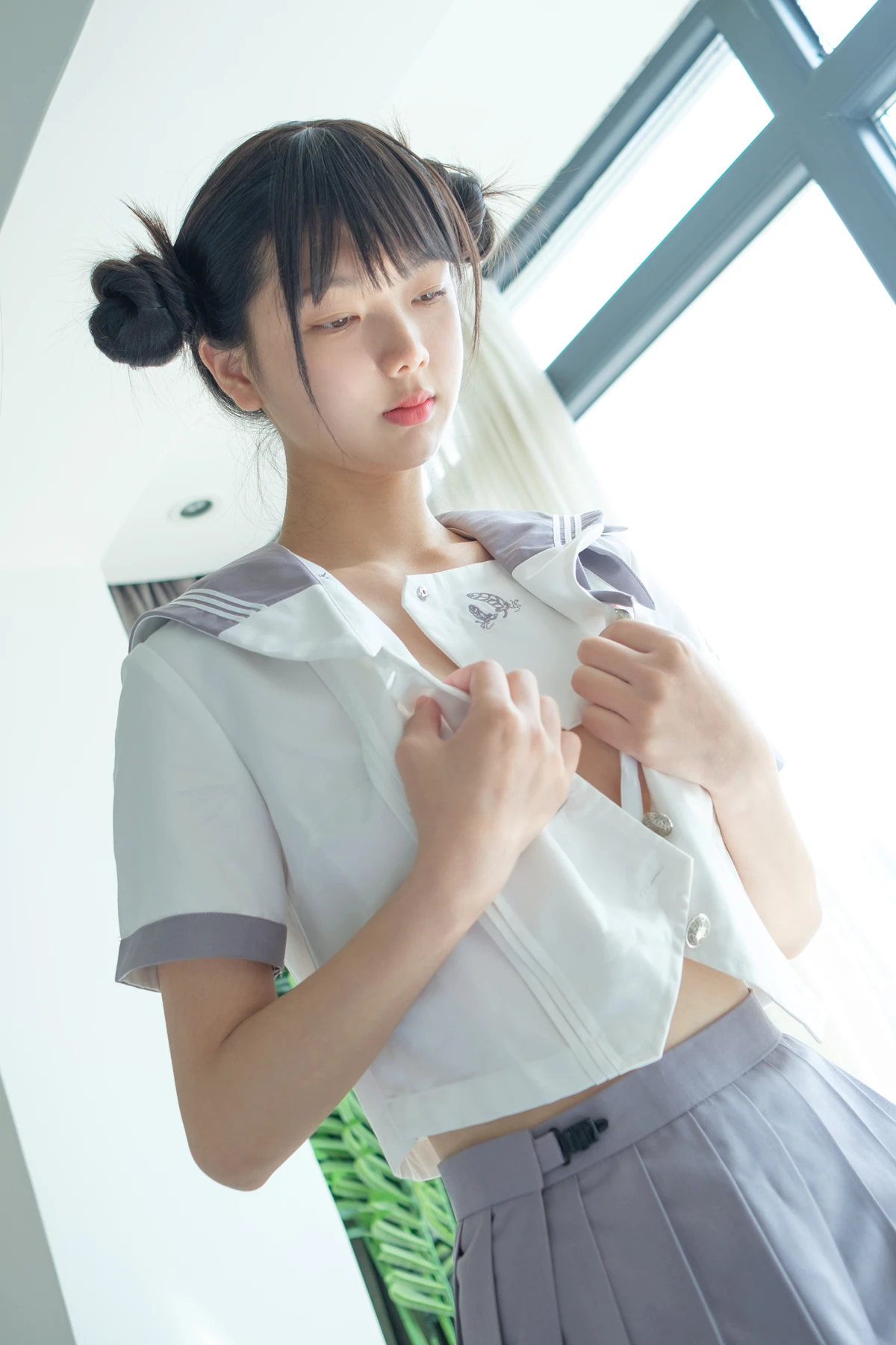Cosplay 稚乖画册 – 赤西夜夜 初音少女水手服 - P54