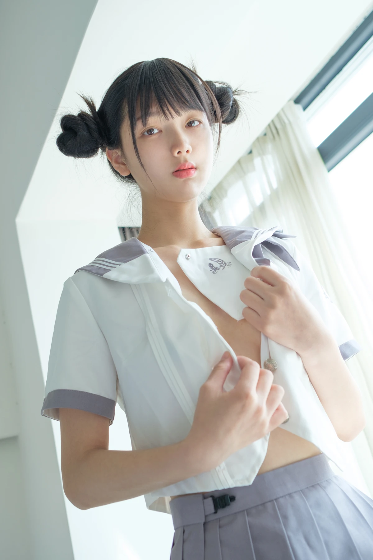 Cosplay 稚乖画册 – 赤西夜夜 初音少女水手服 - P55