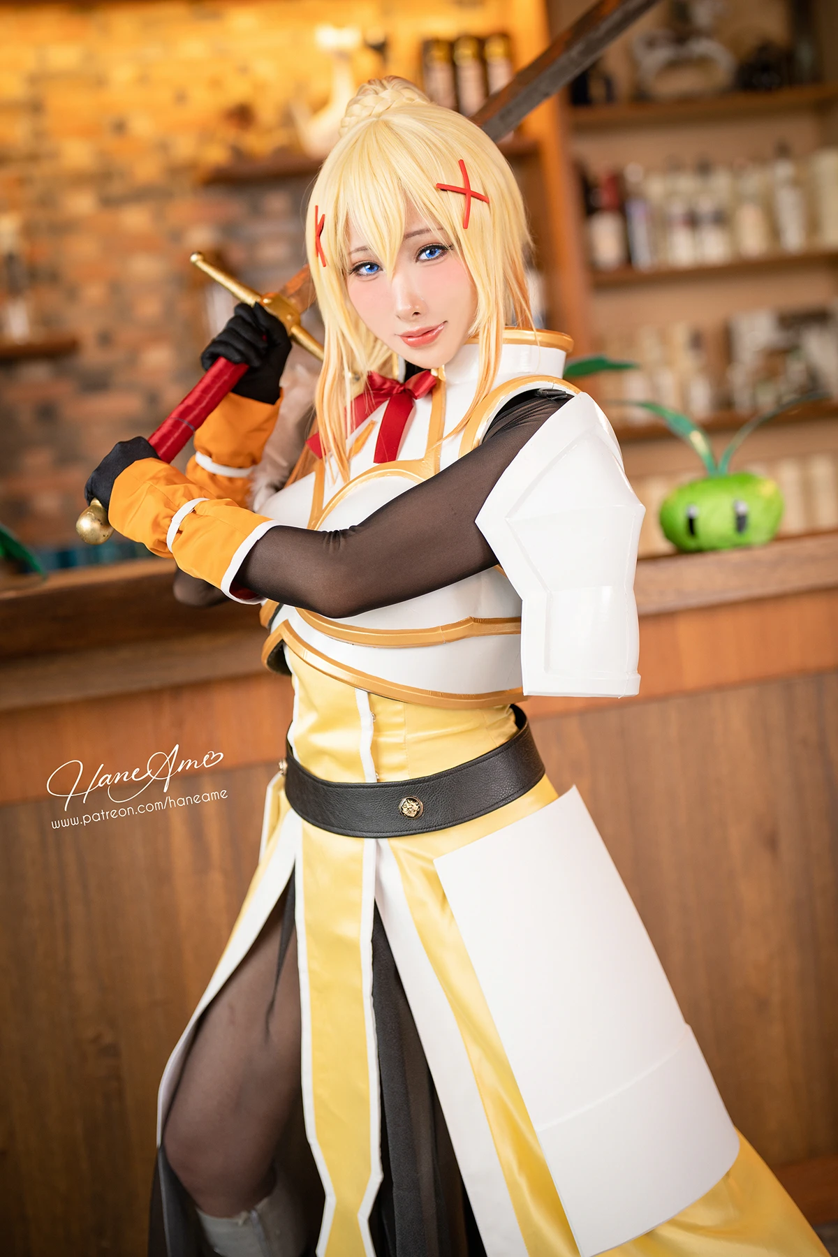 Cosplay HaneAme 雨波 – Konosuba Darkness - P21