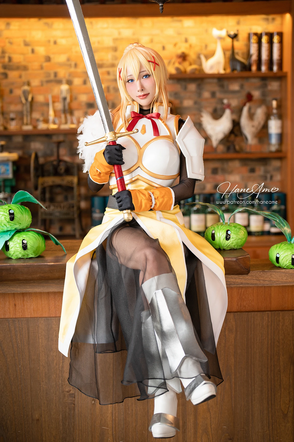 Cosplay HaneAme 雨波 – Konosuba Darkness - P22