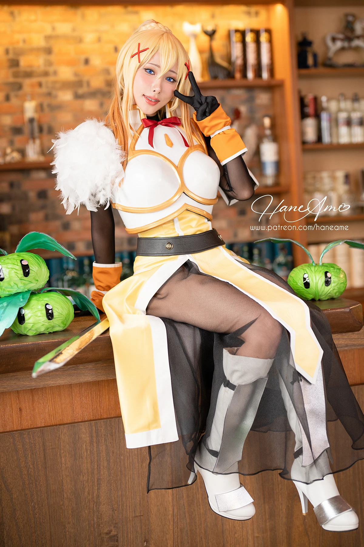 Cosplay HaneAme 雨波 – Konosuba Darkness - P23
