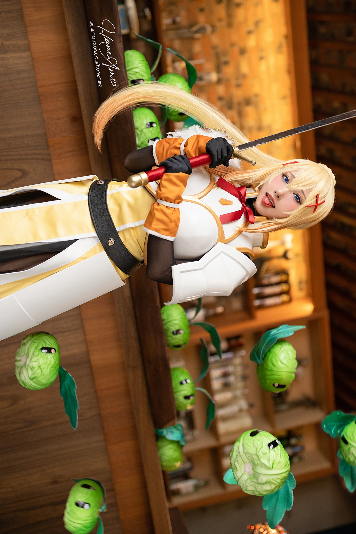 Cosplay HaneAme 雨波 – Konosuba Darkness - P24