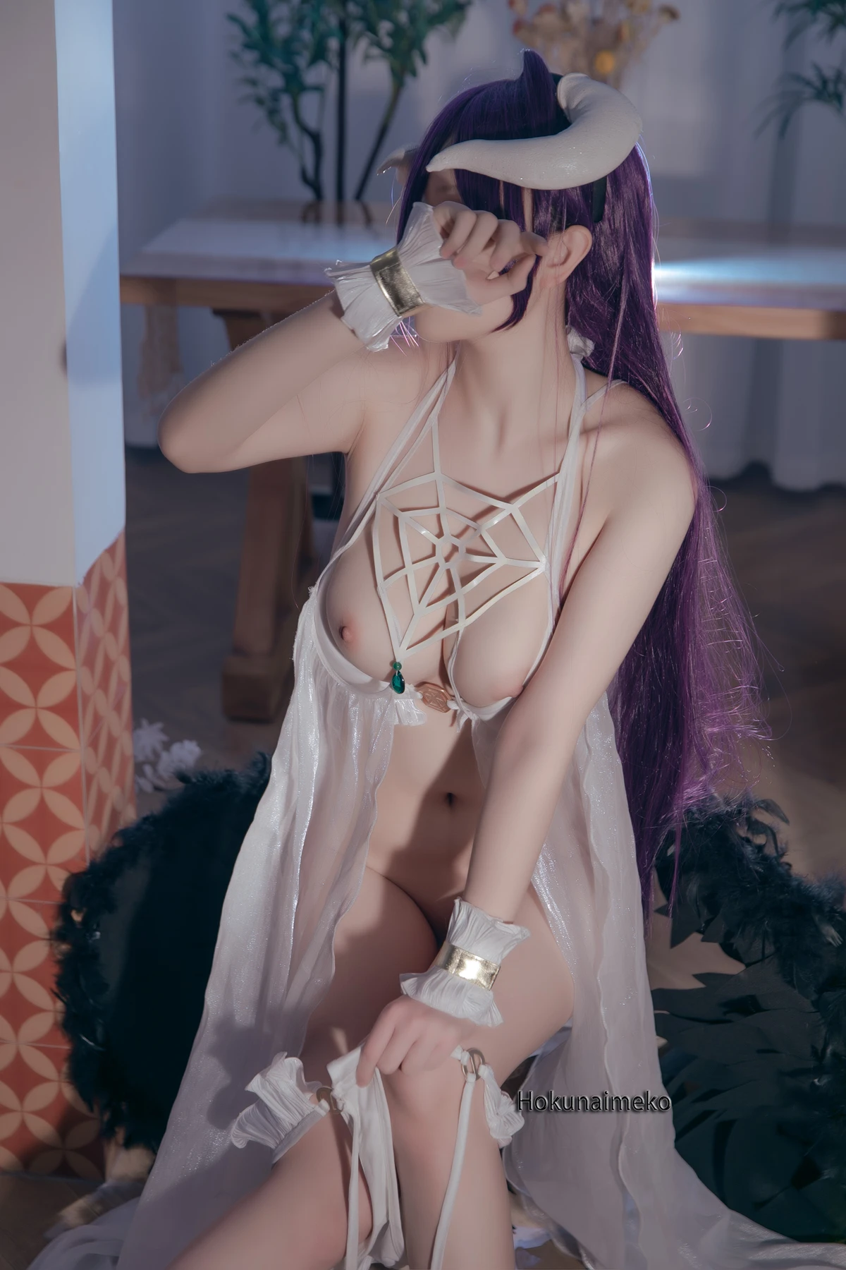 Cosplay Hokunaimeko 北乃芽子 – アルベド - P17