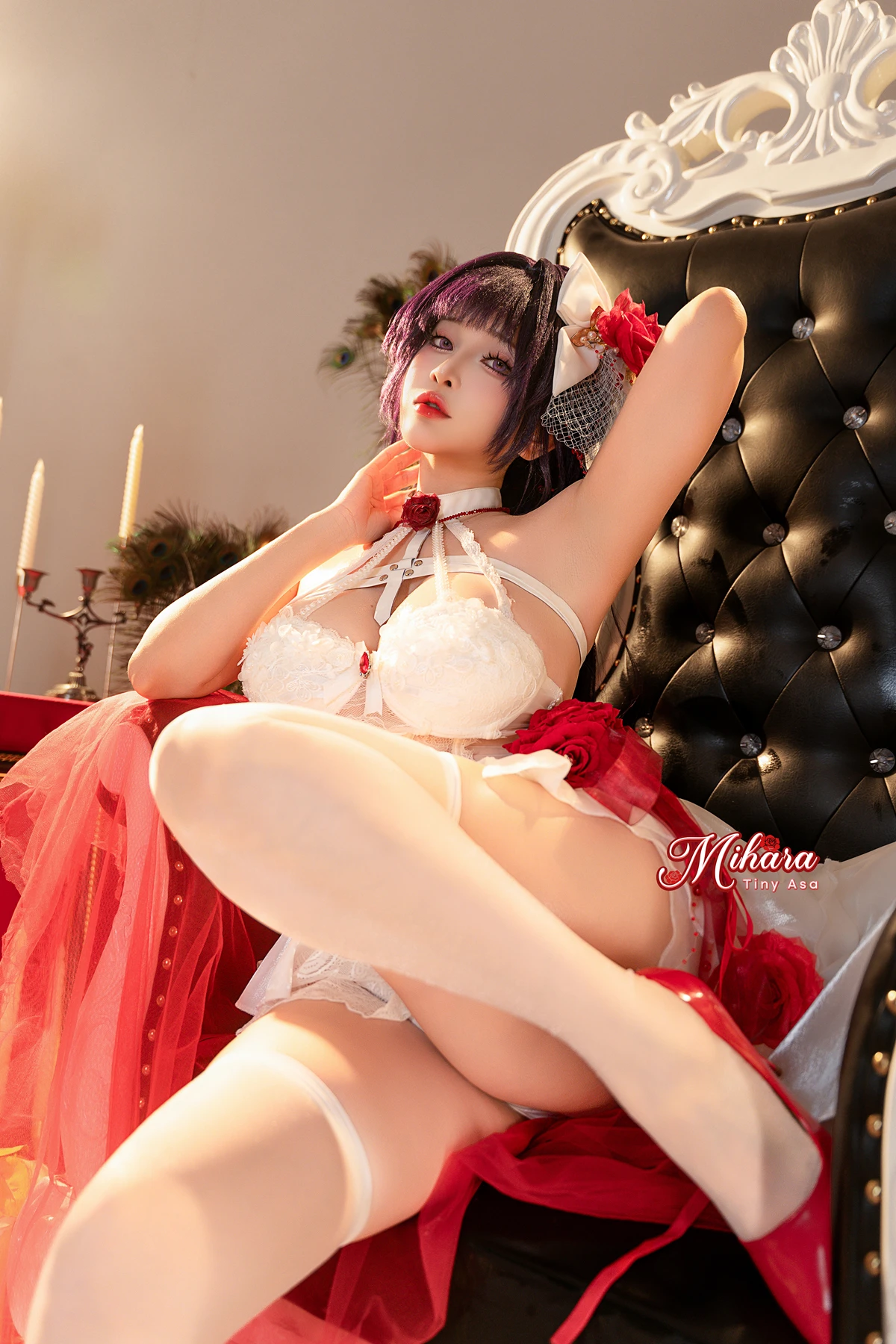 Cosplay Tiny Asa – NIKKE&Nikke胜利女神 米哈拉 羁绊锁链 痛苦吞食者 - P7