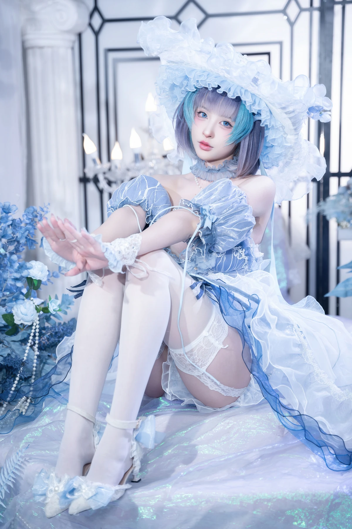 Cosplay 清水由乃 – 柴郡废稿礼服 - P17