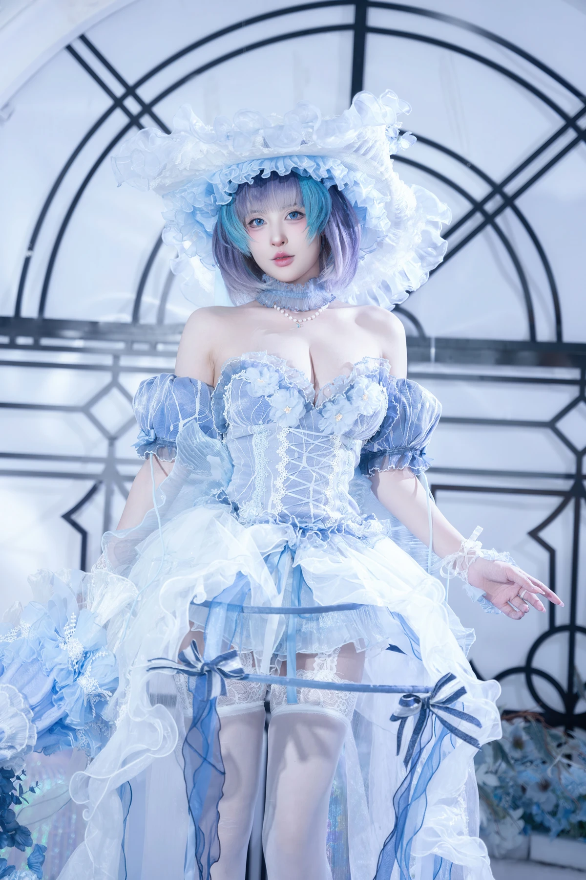 Cosplay 清水由乃 – 柴郡废稿礼服 - P1