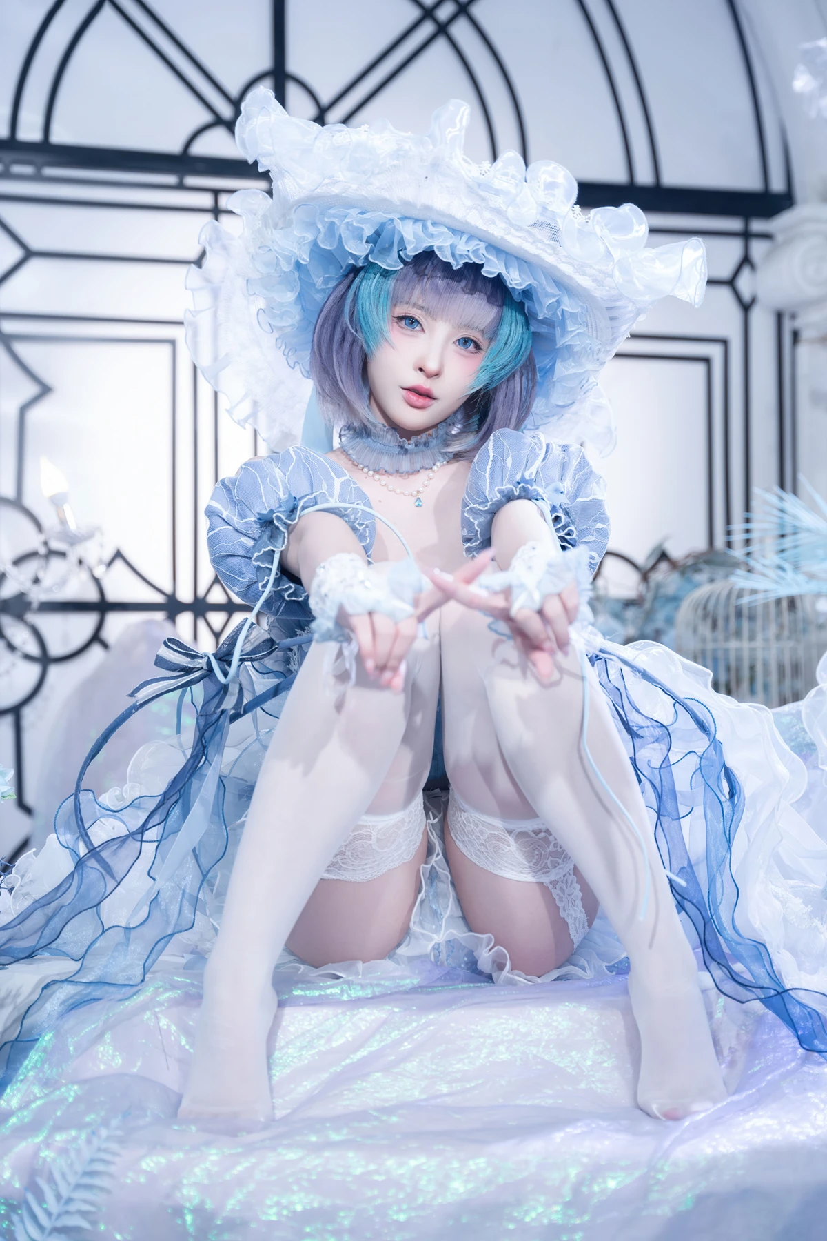 Cosplay 清水由乃 – 柴郡废稿礼服 - P25