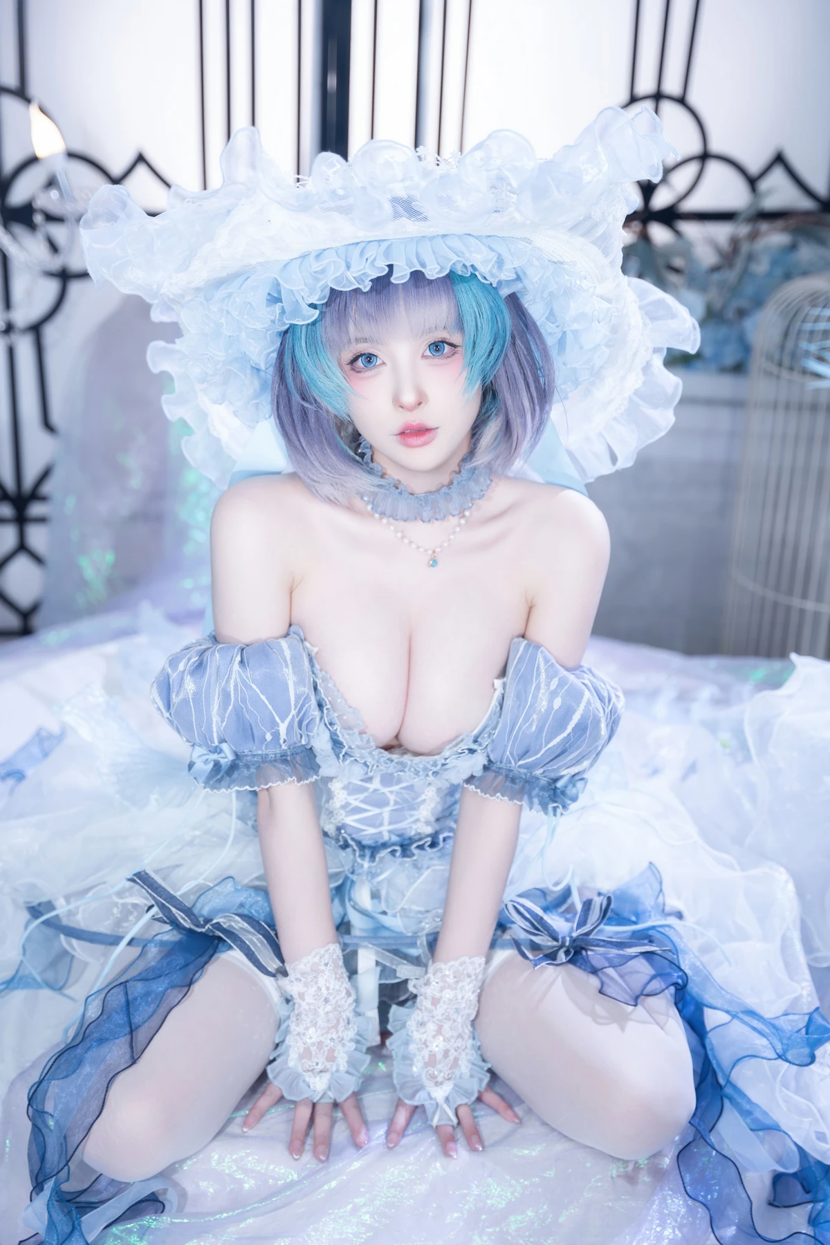 Cosplay 清水由乃 – 柴郡废稿礼服 - P32