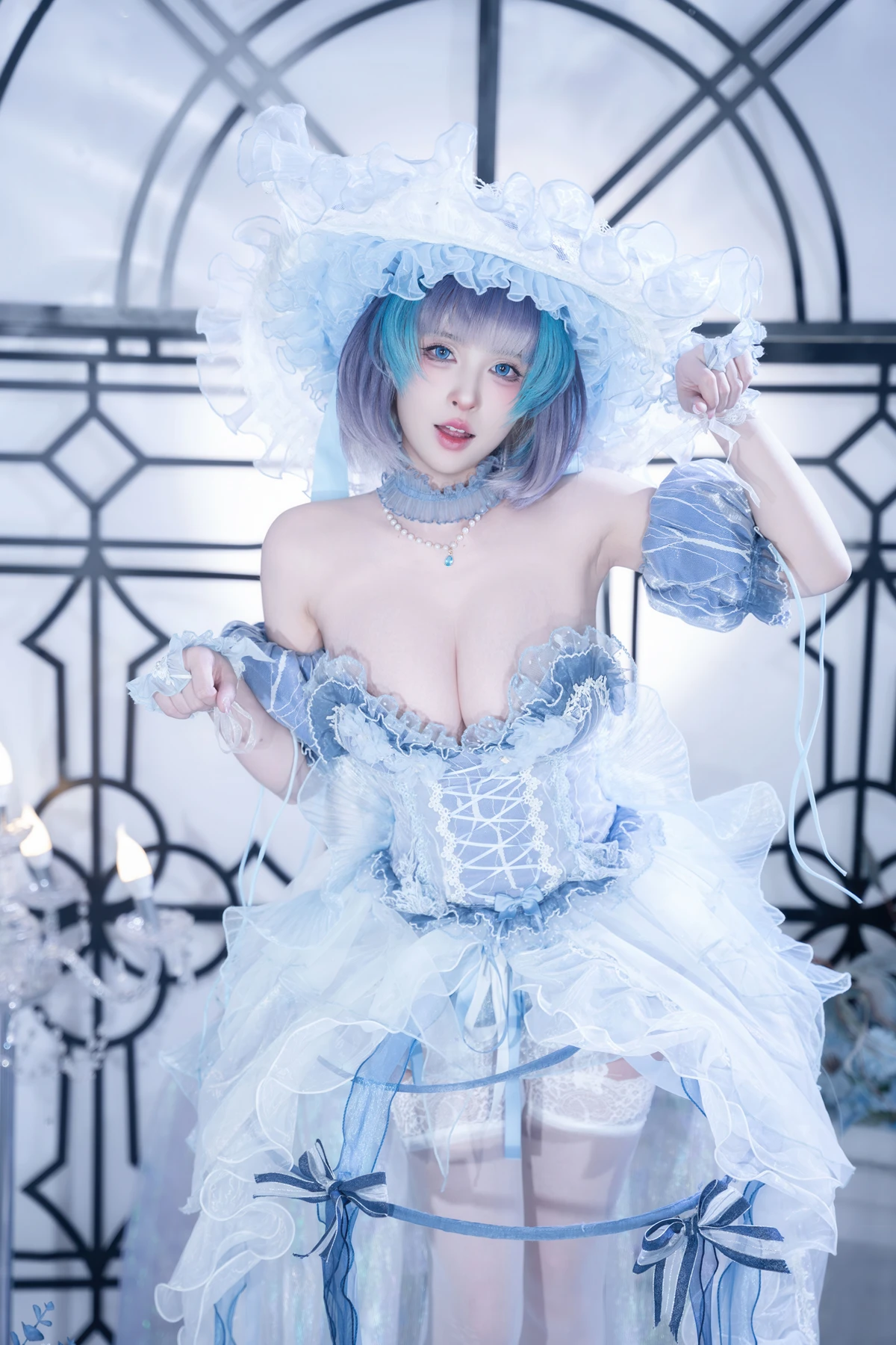 Cosplay 清水由乃 – 柴郡废稿礼服 - P39