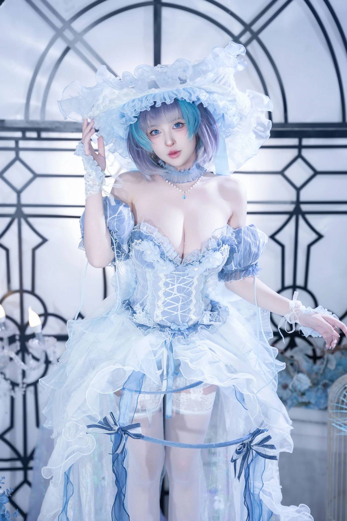 Cosplay 清水由乃 – 柴郡废稿礼服 - P40