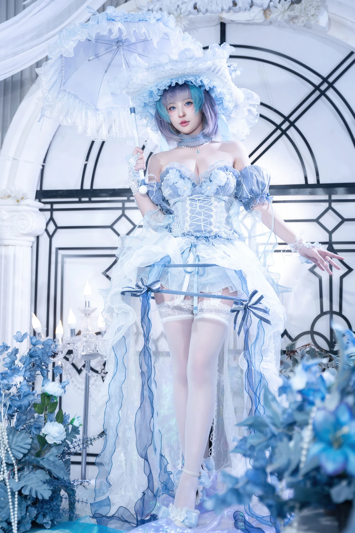 Cosplay 清水由乃 – 柴郡废稿礼服 - P4