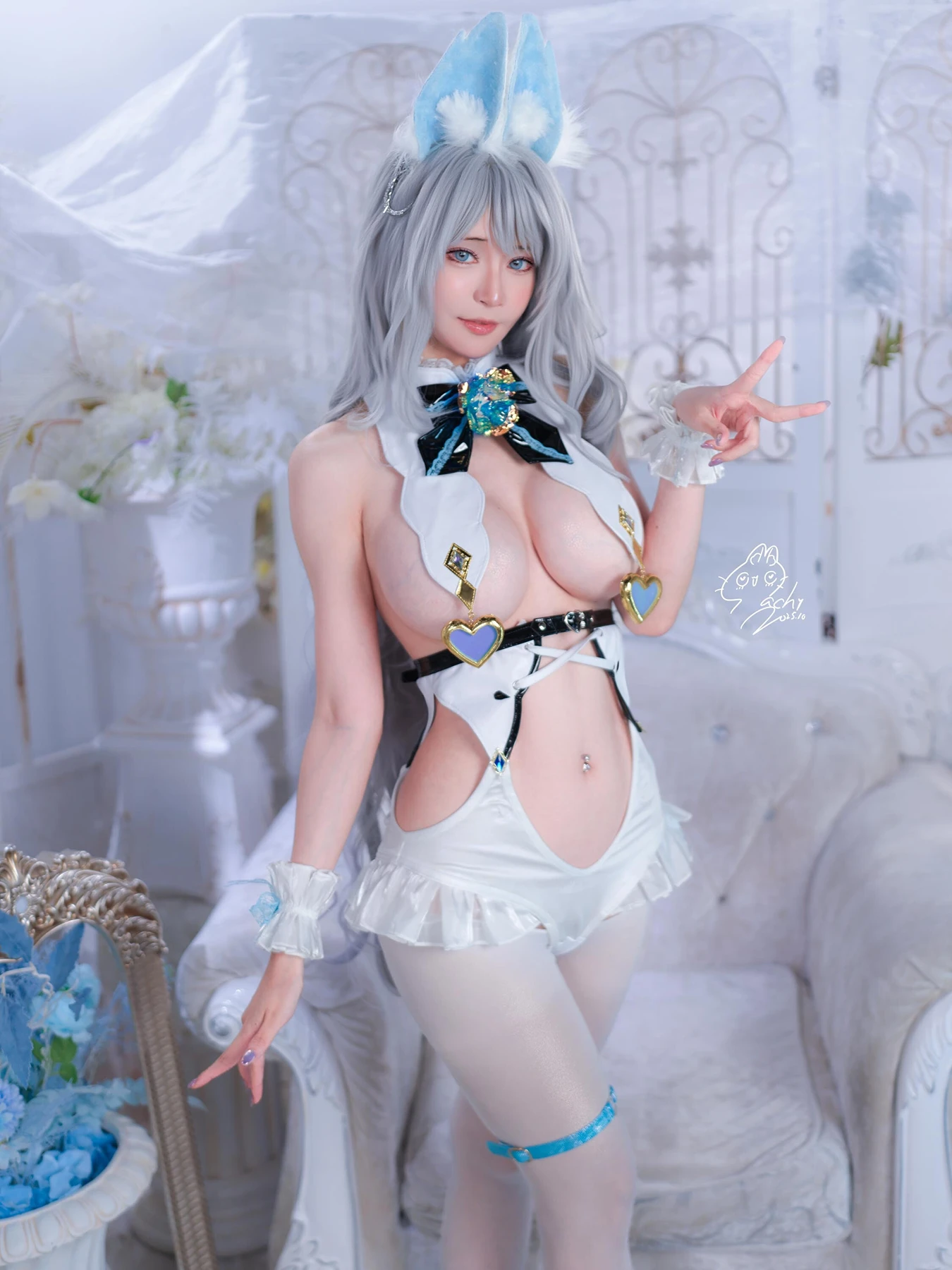Cosplay Machi馬吉 – White Rabbit - P2