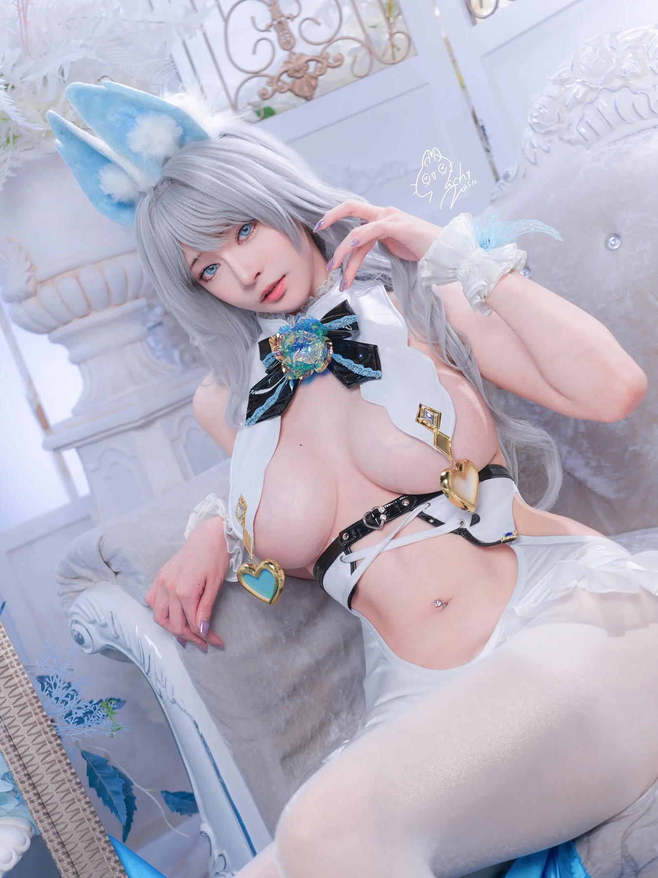 Cosplay Machi馬吉 – White Rabbit - P6