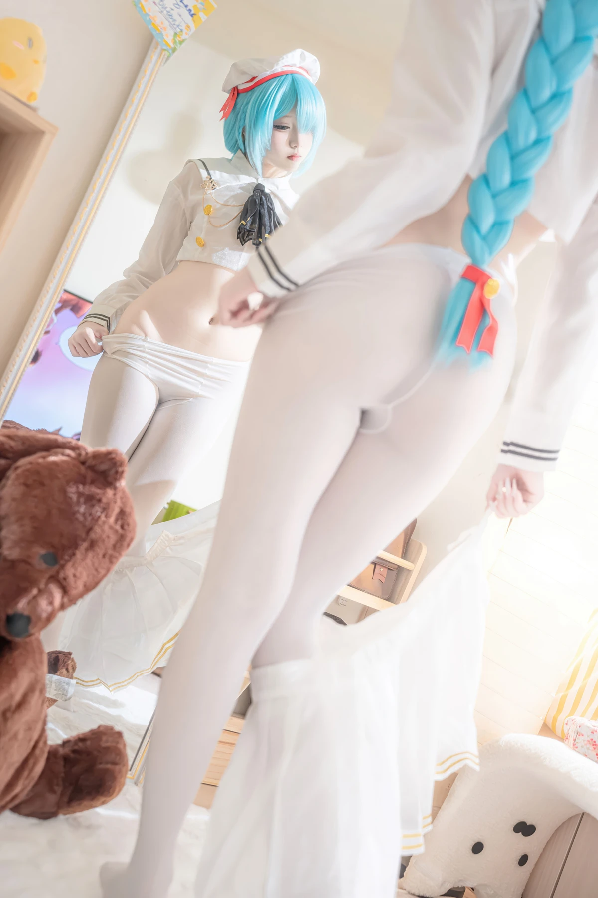 Cosplay 纸悦Etsu_ko – 雅努斯JK 碧蓝航线 - P9