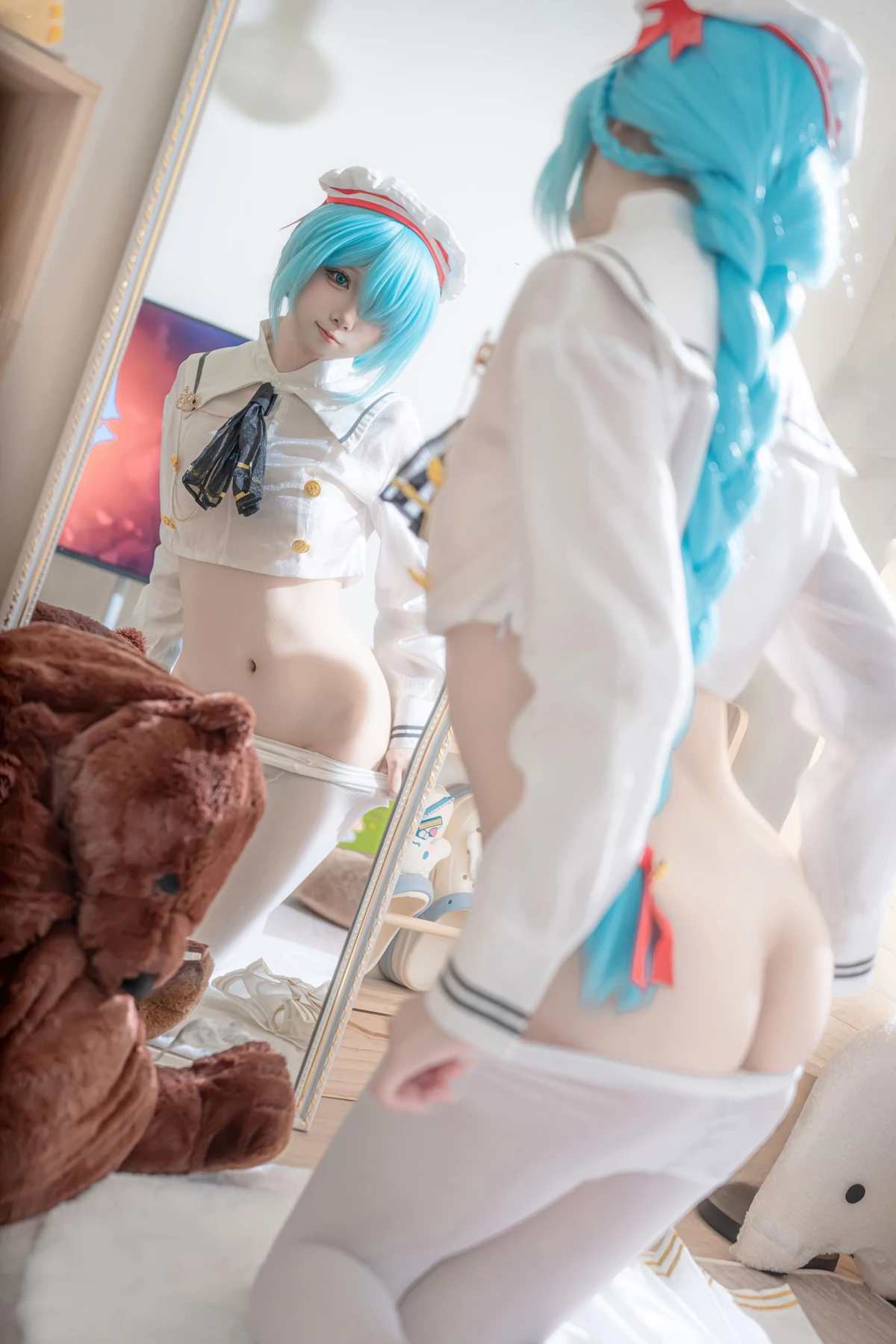 Cosplay 纸悦Etsu_ko – 雅努斯JK 碧蓝航线 - P16