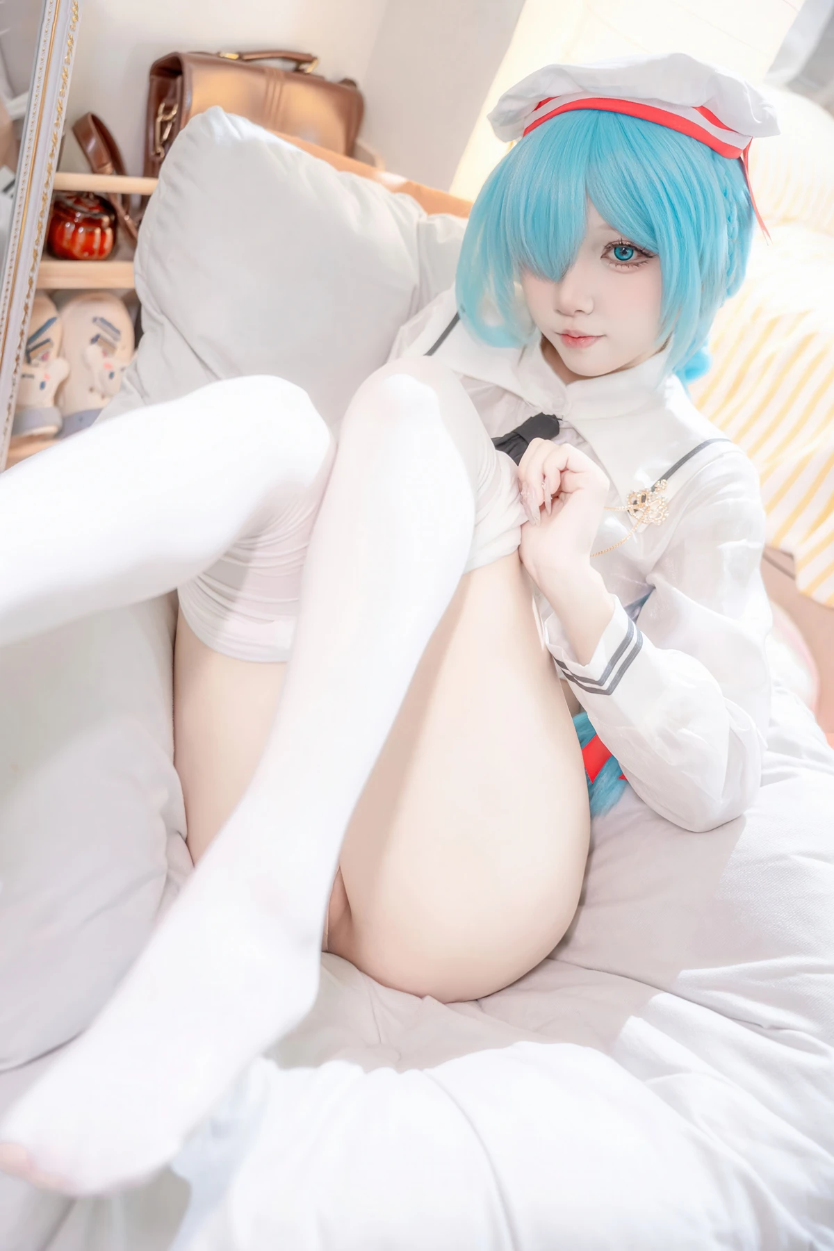 Cosplay 纸悦Etsu_ko – 雅努斯JK 碧蓝航线 - P21