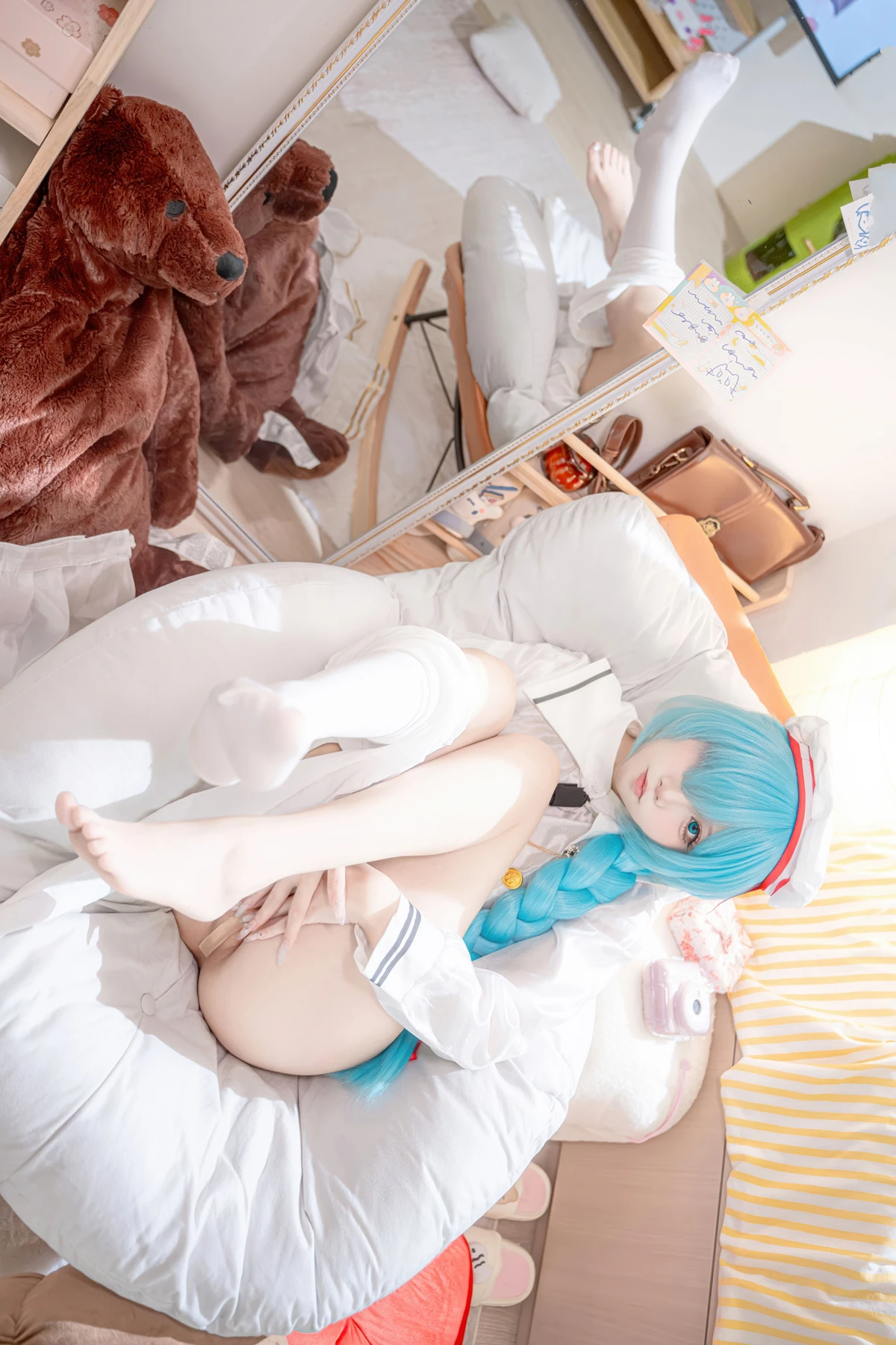 Cosplay 纸悦Etsu_ko – 雅努斯JK 碧蓝航线 - P23