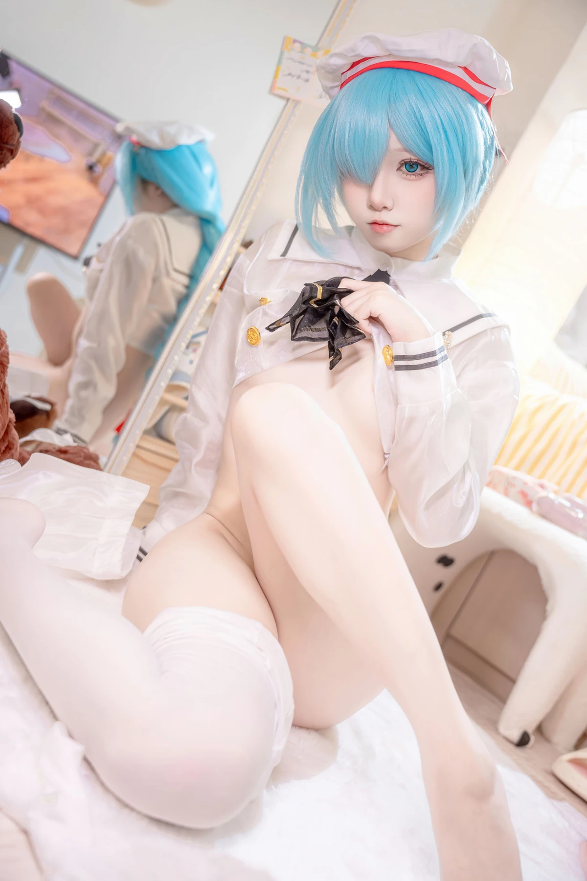 Cosplay 纸悦Etsu_ko – 雅努斯JK 碧蓝航线 - P32