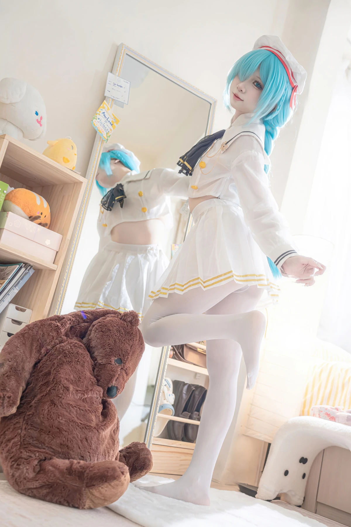 Cosplay 纸悦Etsu_ko – 雅努斯JK 碧蓝航线 - P3