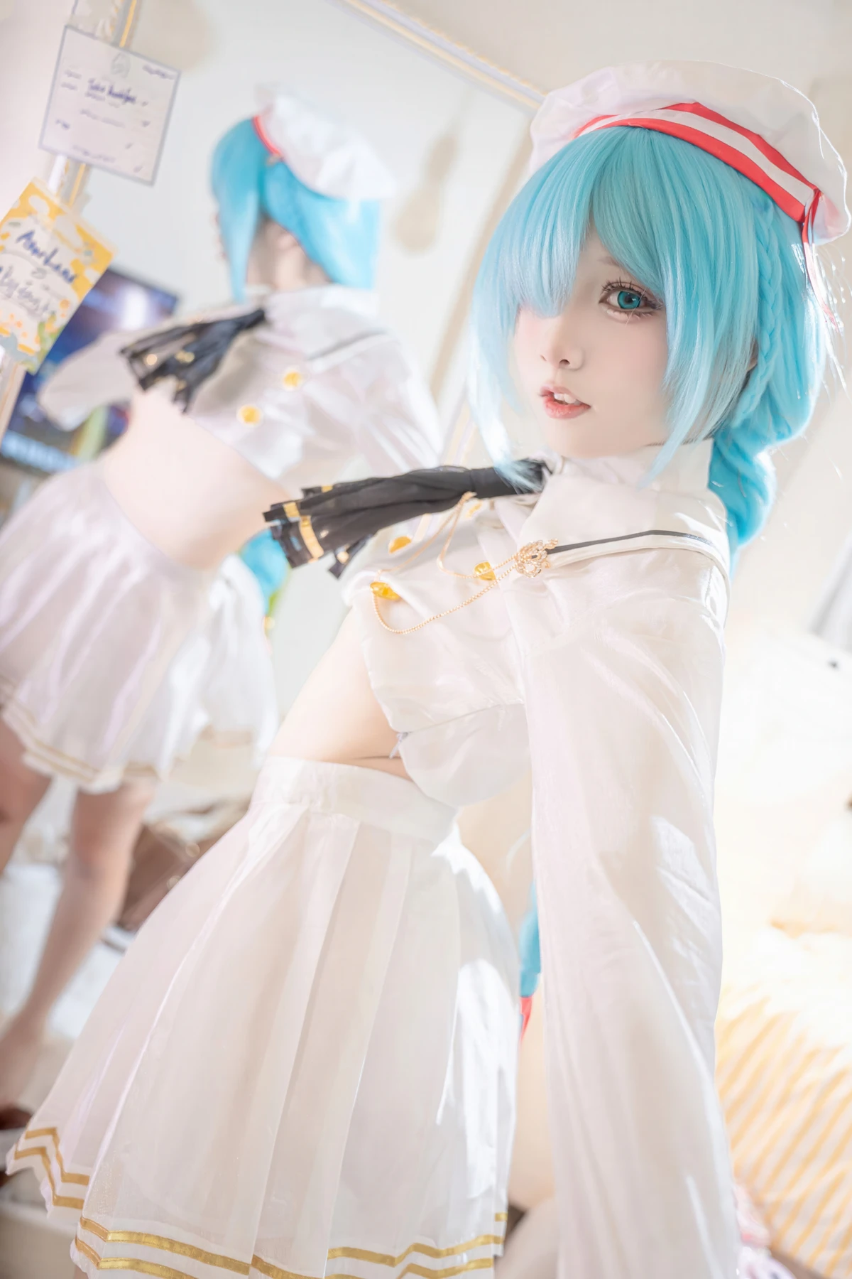 Cosplay 纸悦Etsu_ko – 雅努斯JK 碧蓝航线 - P42