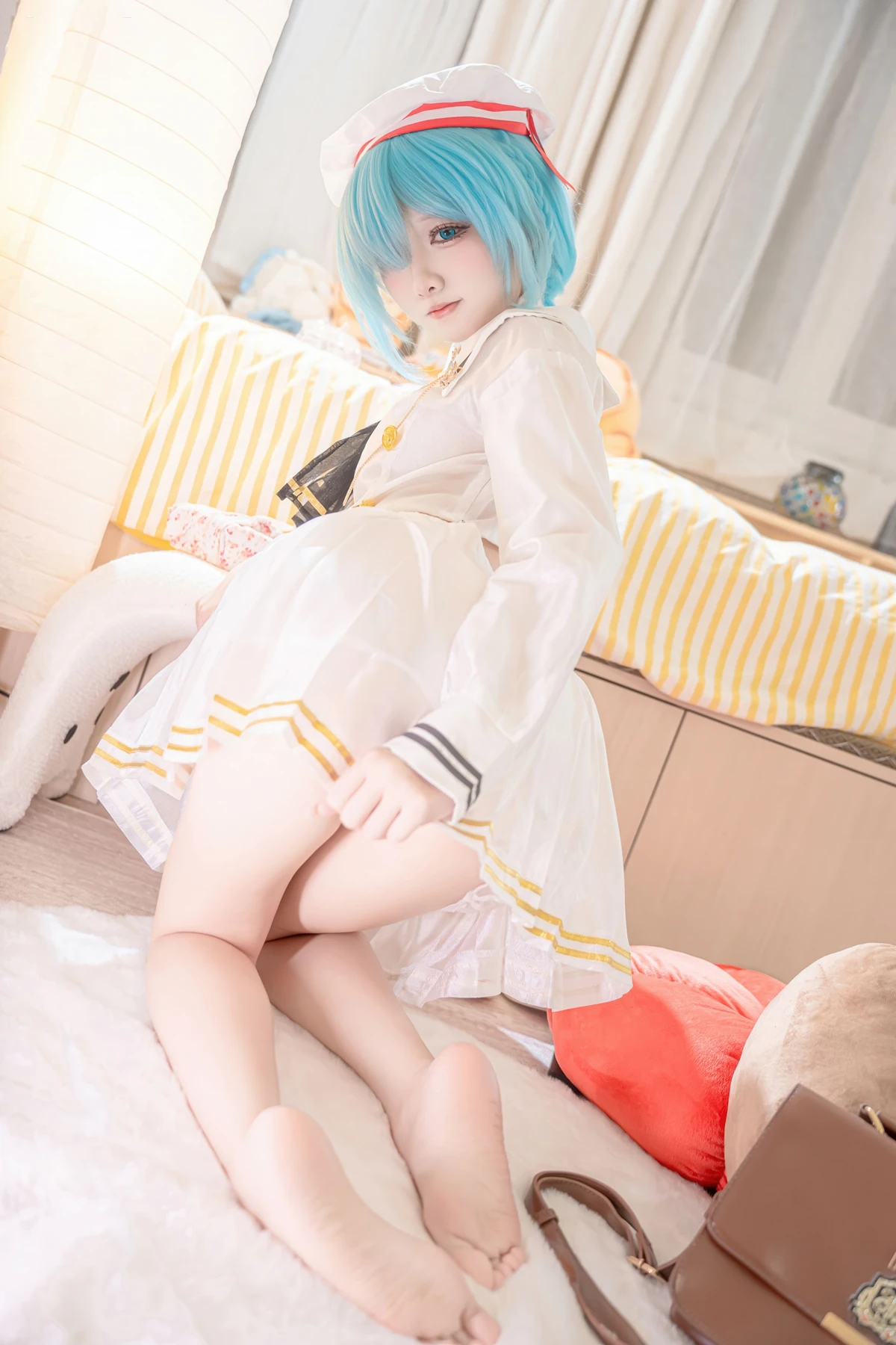 Cosplay 纸悦Etsu_ko – 雅努斯JK 碧蓝航线 - P44