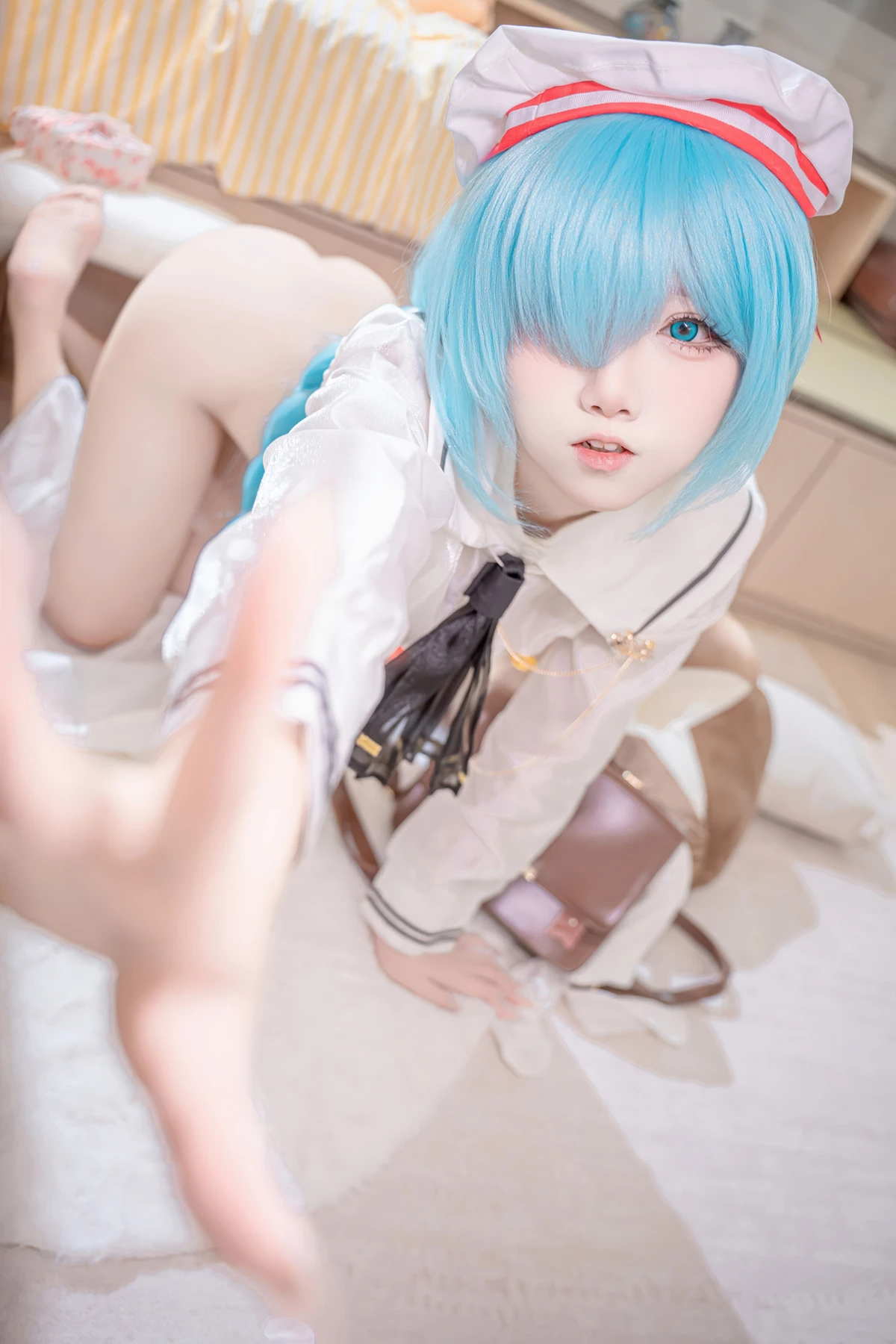 Cosplay 纸悦Etsu_ko – 雅努斯JK 碧蓝航线 - P46