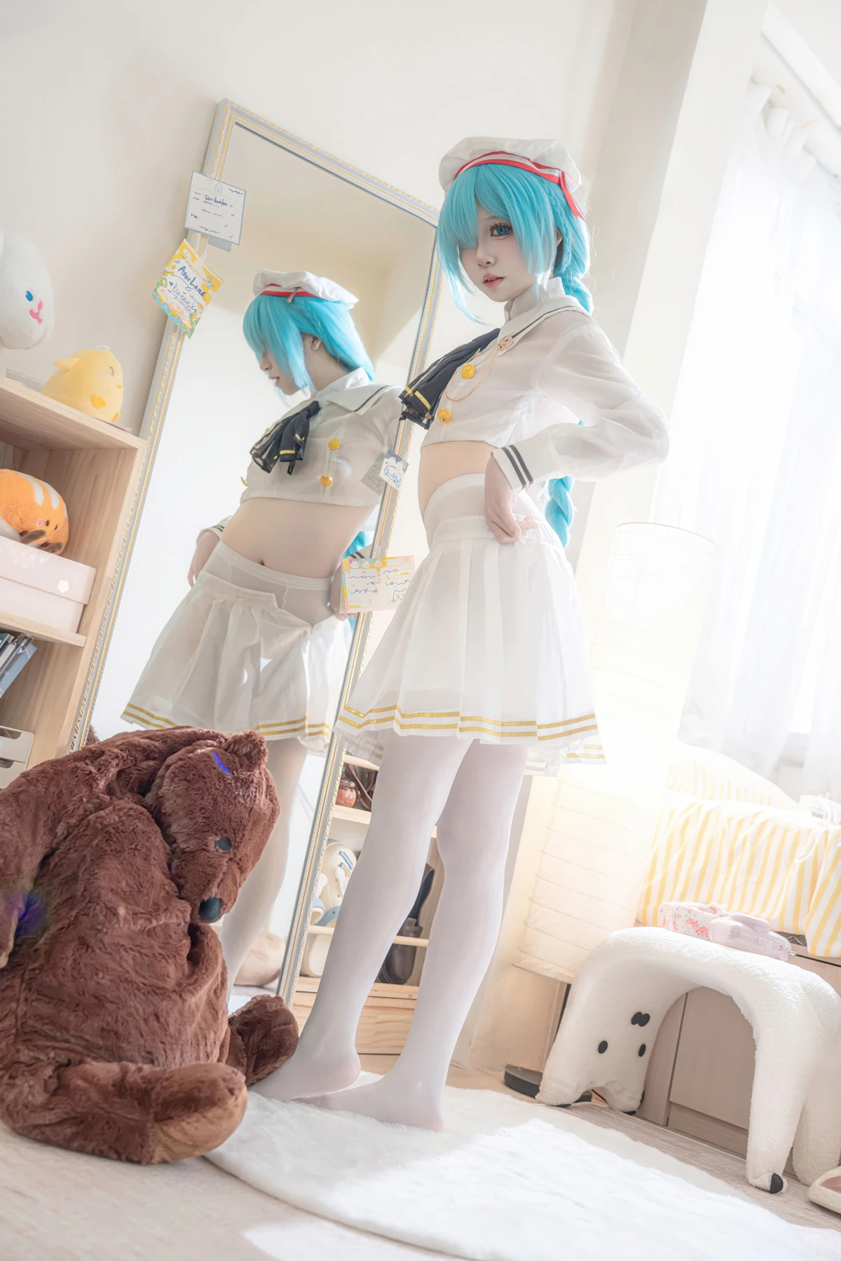 Cosplay 纸悦Etsu_ko – 雅努斯JK 碧蓝航线 - P4