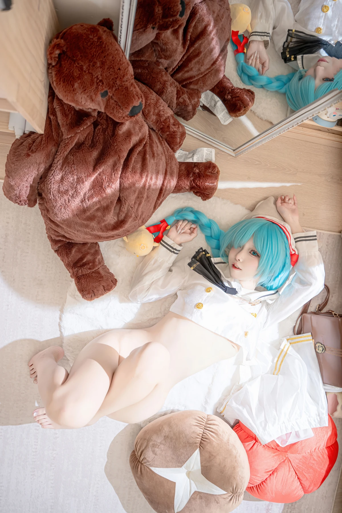 Cosplay 纸悦Etsu_ko – 雅努斯JK 碧蓝航线 - P54