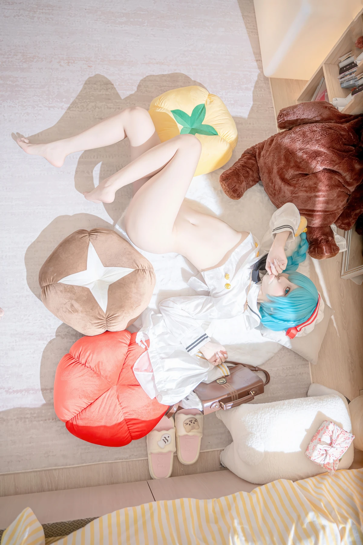 Cosplay 纸悦Etsu_ko – 雅努斯JK 碧蓝航线 - P58