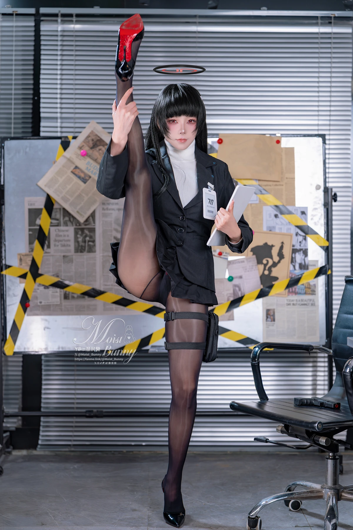Cosplay 黏黏团子兔 – 碧蓝档案-调月莉音 - P6