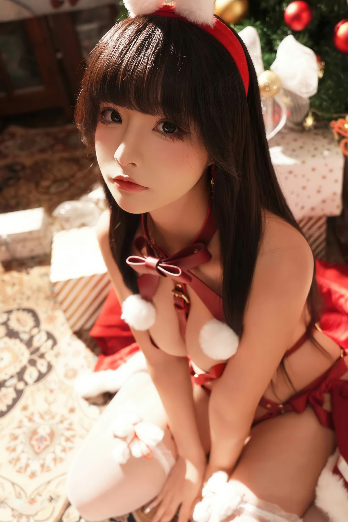Cosplay Yuuhui玉汇 – 圣诞节特辑 告白夜 Set.01 - P17