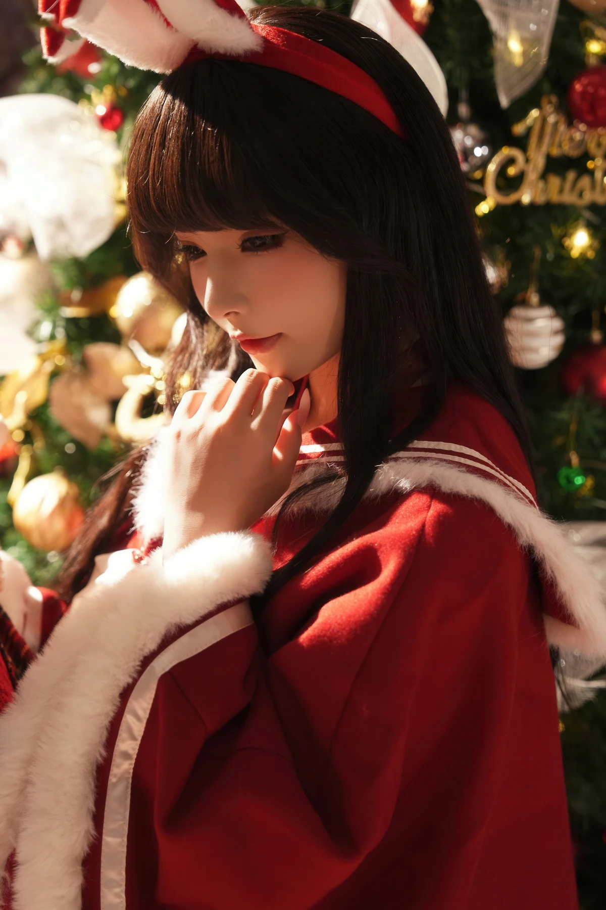 Cosplay Yuuhui玉汇 – 圣诞节特辑 告白夜 Set.01 - P2