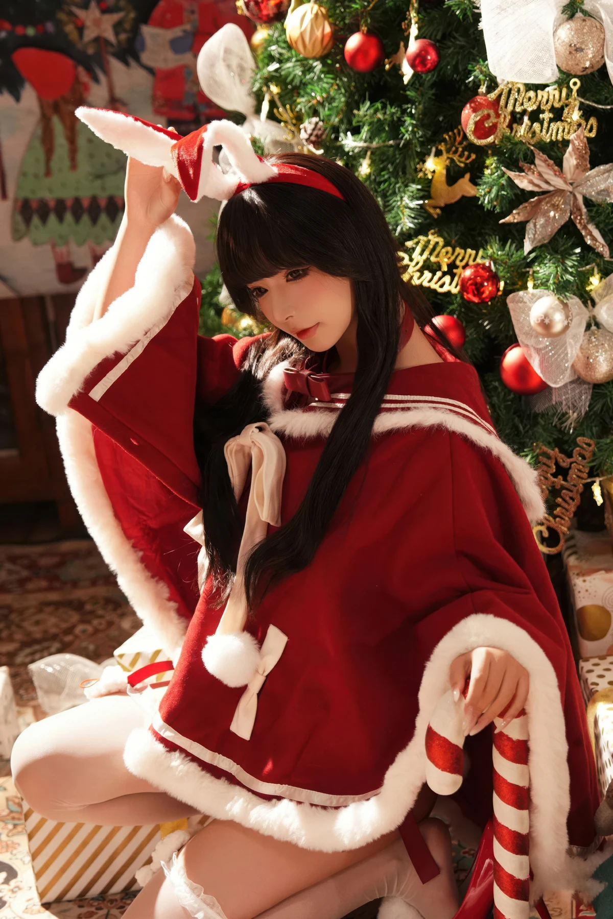 Cosplay Yuuhui玉汇 – 圣诞节特辑 告白夜 Set.01 - P7