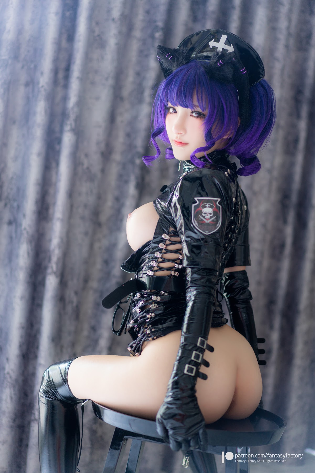 [Fantasy Factory] 小丁 – Cosplay写真 – 护士暗黑 - P44