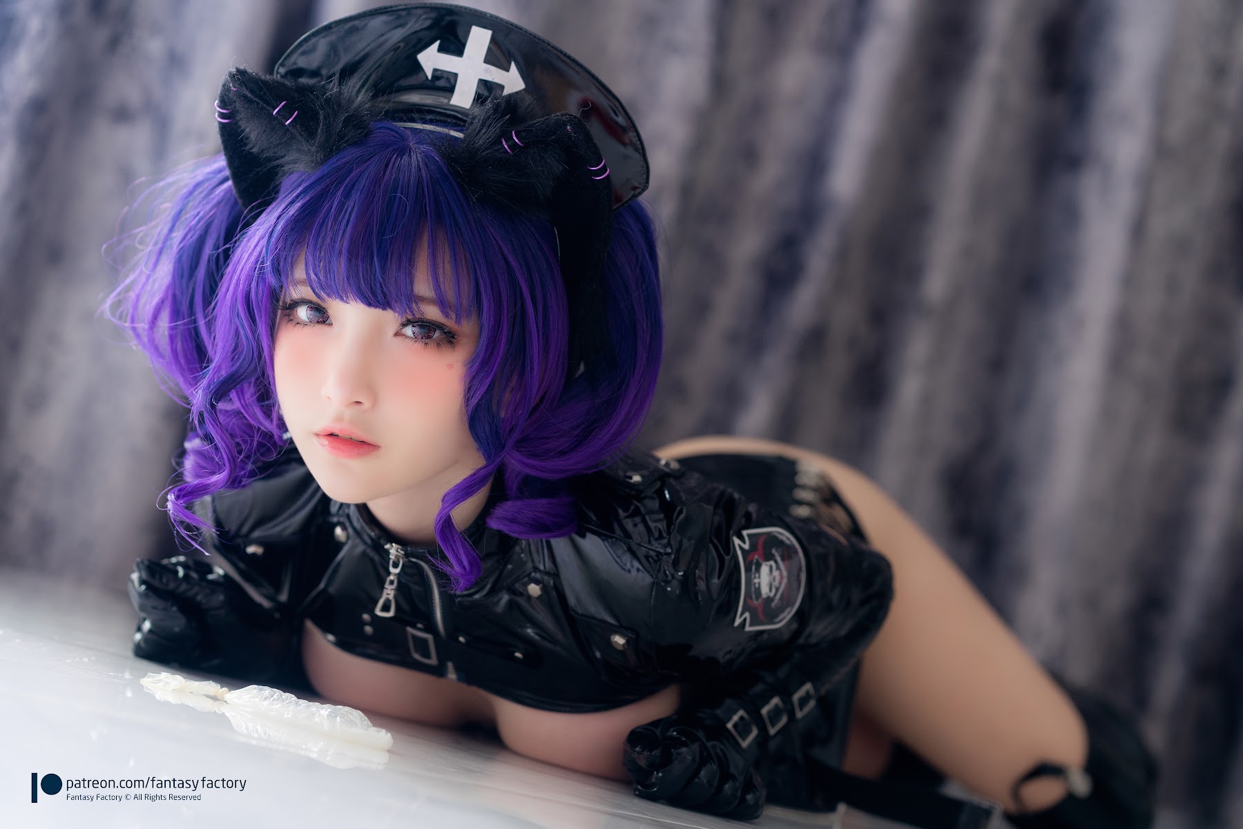 [Fantasy Factory] 小丁 – Cosplay写真 – 护士暗黑 - P94