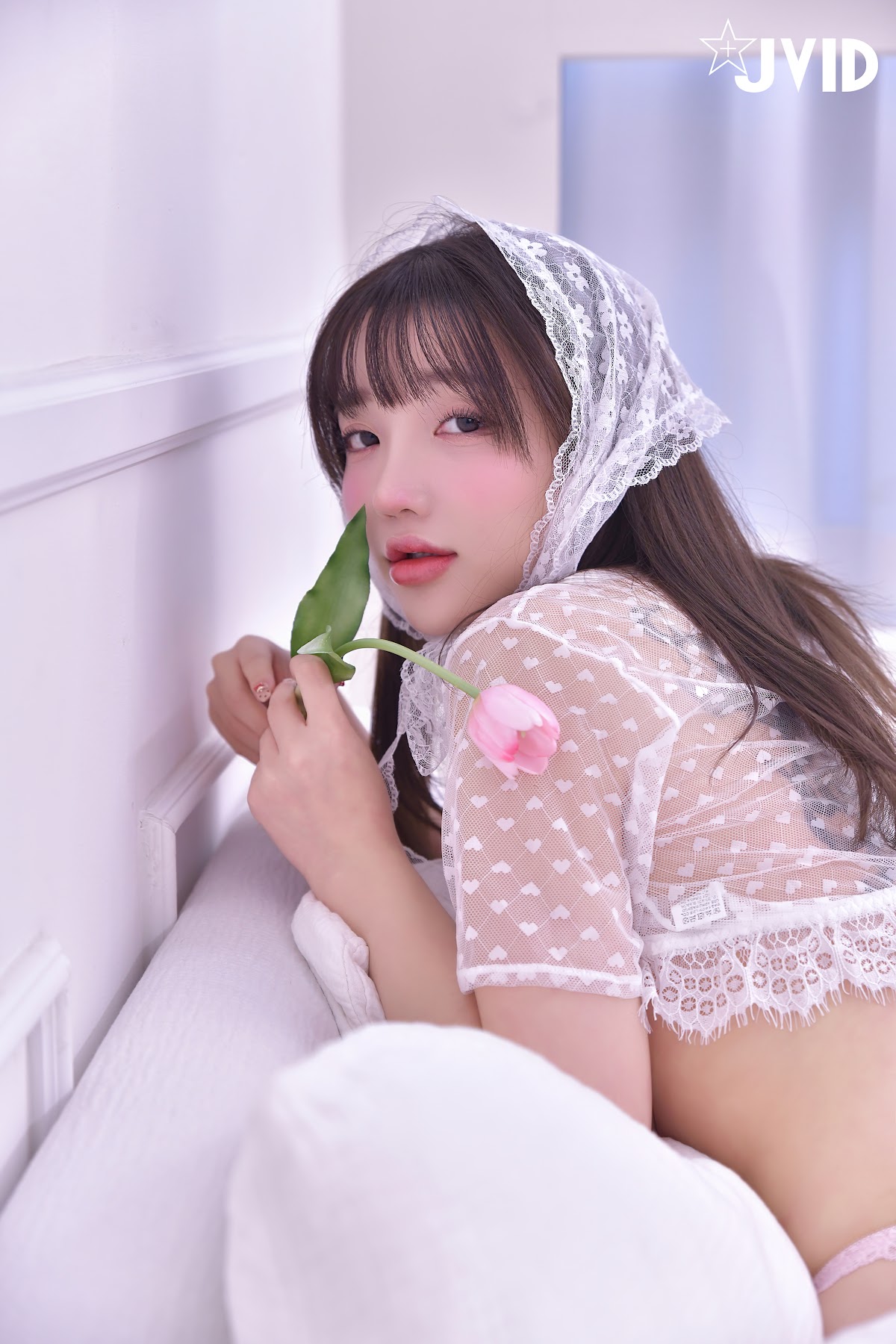 [JVID] Son Ye-Eun (손예은) – 粉白蕾絲小婦人 - P25
