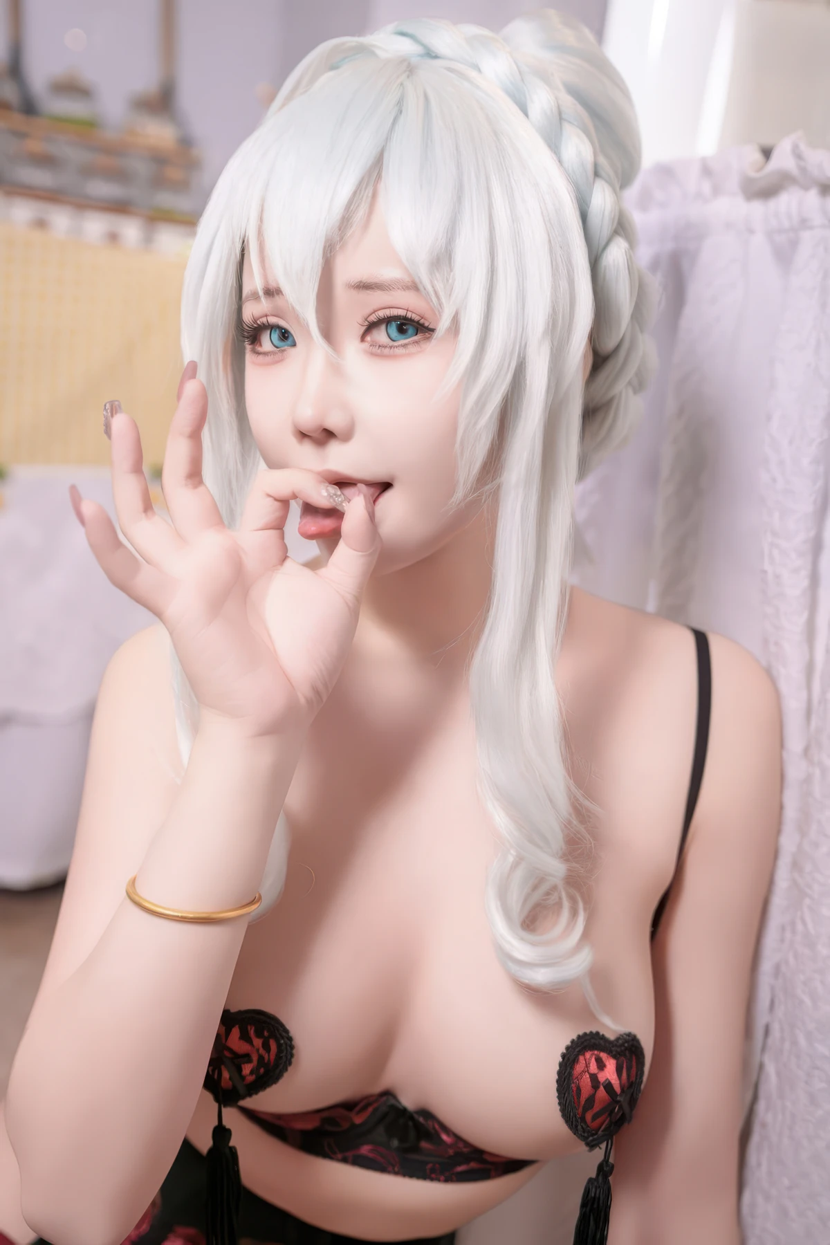 Cosplay 抱走莫子aa – 雪女厨娘 - P63