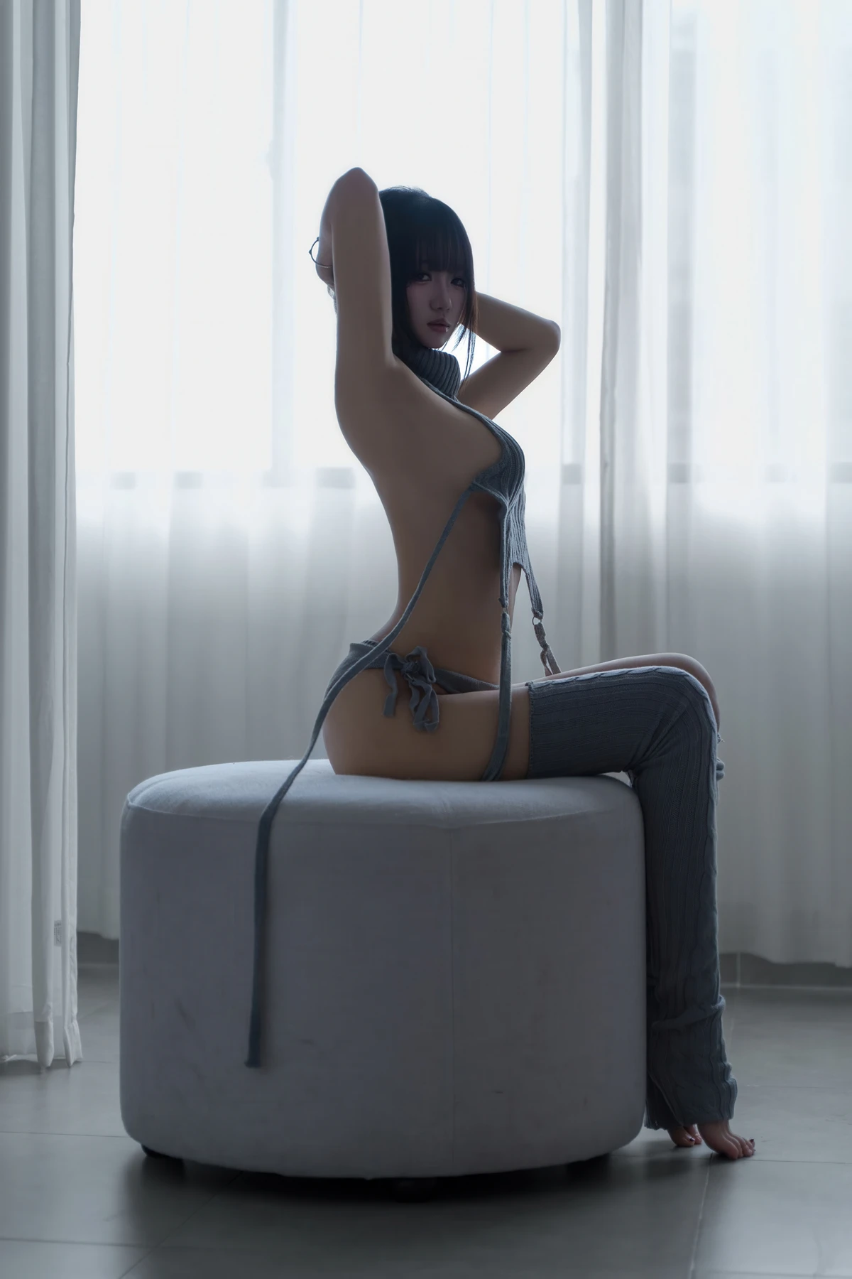 Cosplay 柒柒要乖哦 – 居家毛衣 Set.01 - P19